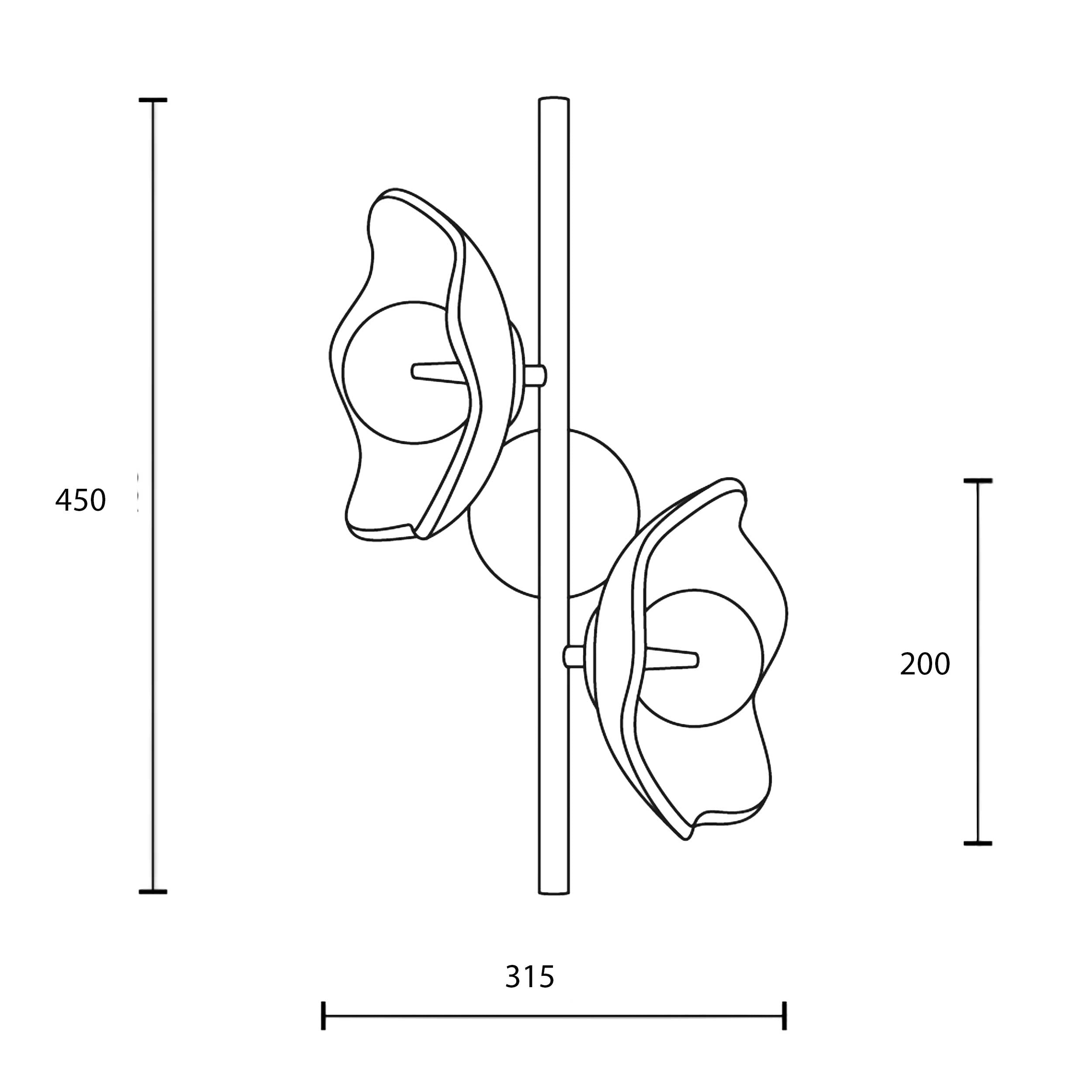 Maytoni Miracle G9 wall light