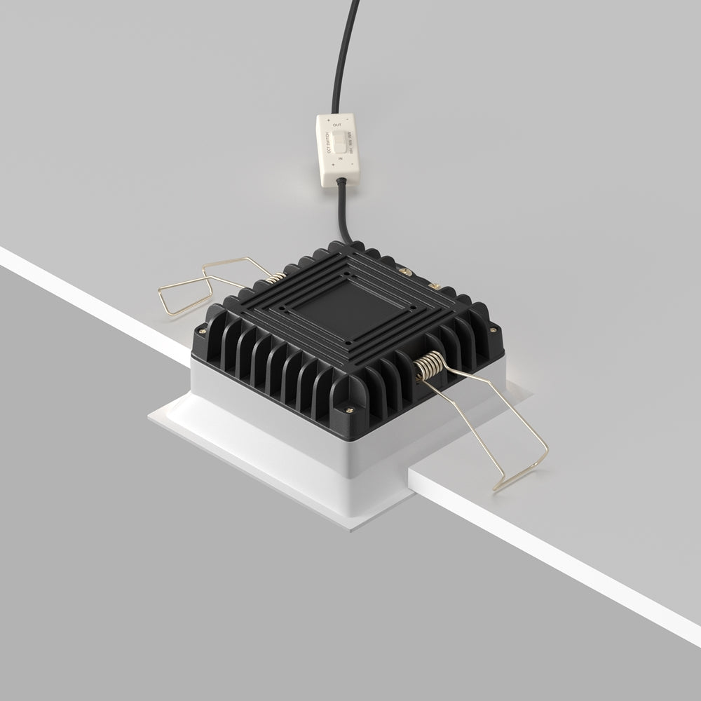 Maytoni Okno LED 100° recessed square downlight light