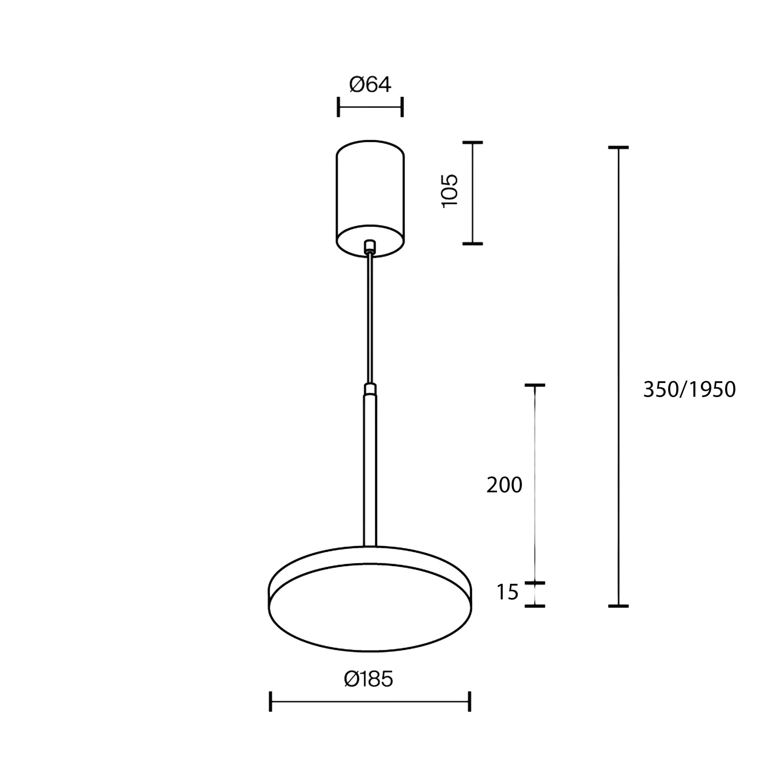 Maytoni Plato LED pendant light