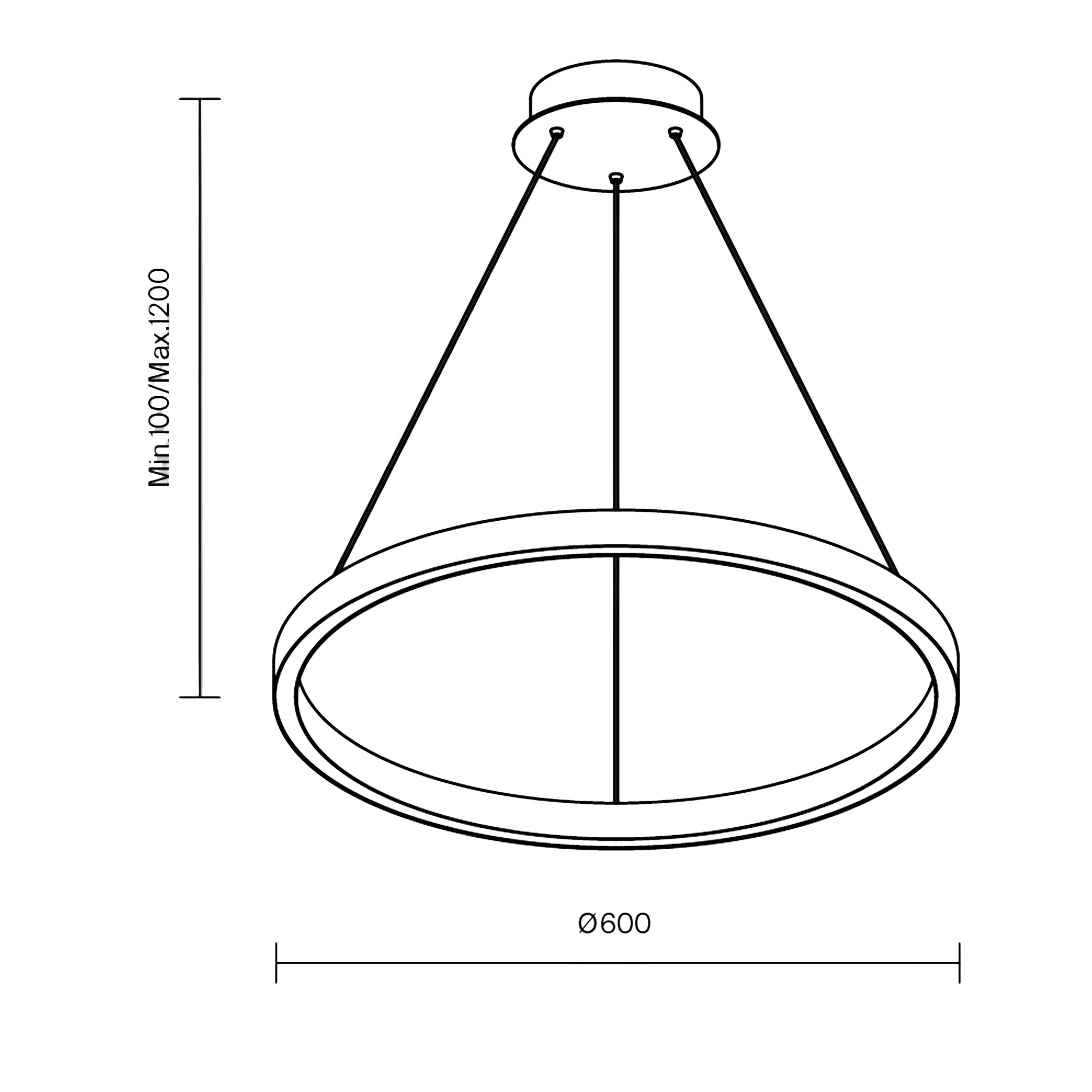 Maytoni Rim LED pendant light