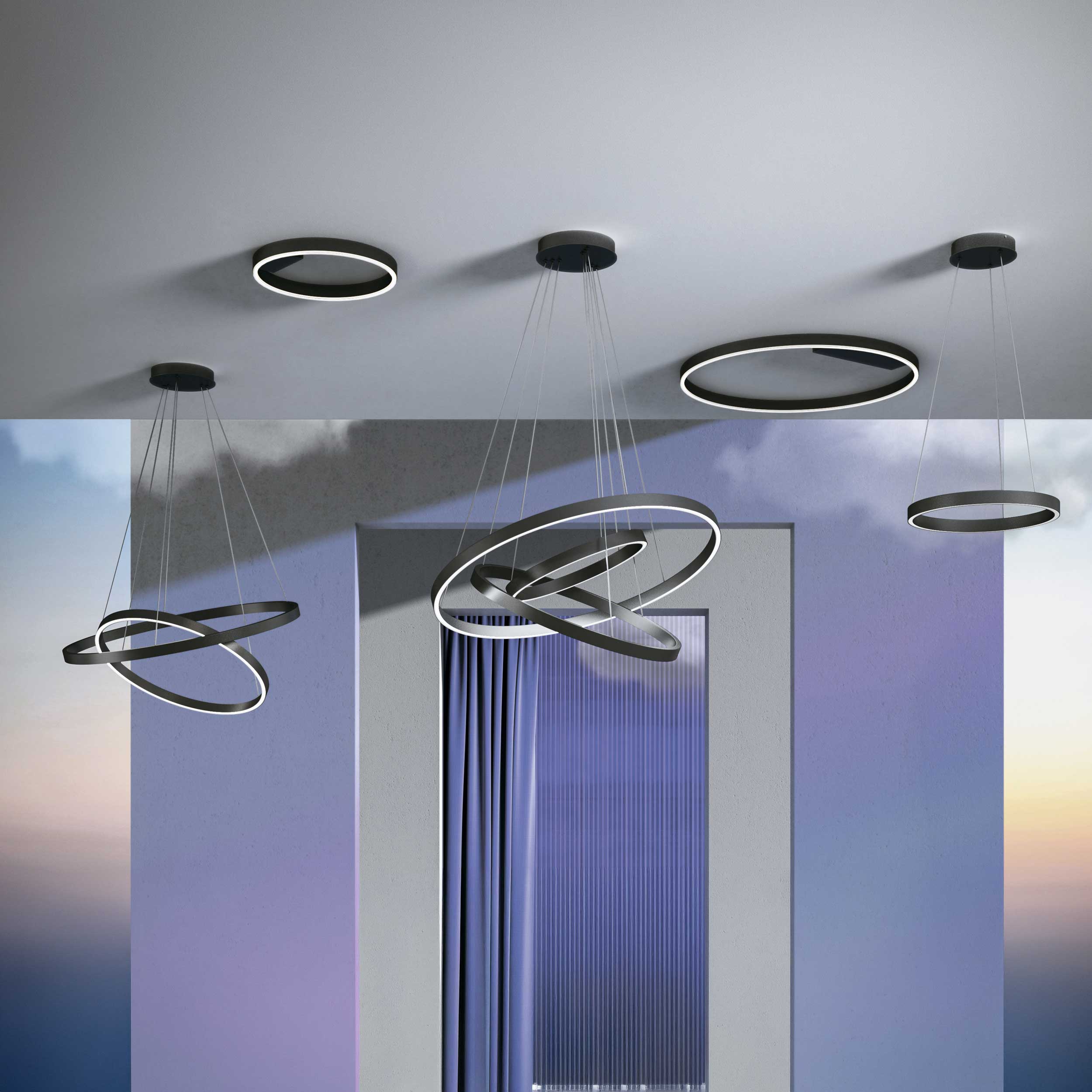 Maytoni Rim LED pendant light