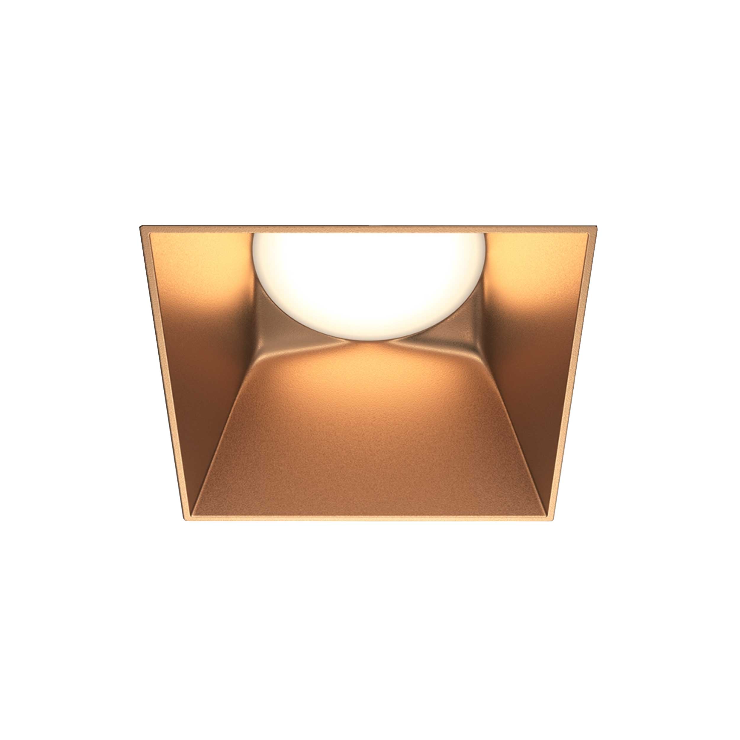 Maytoni GU10 recessed square downlight light