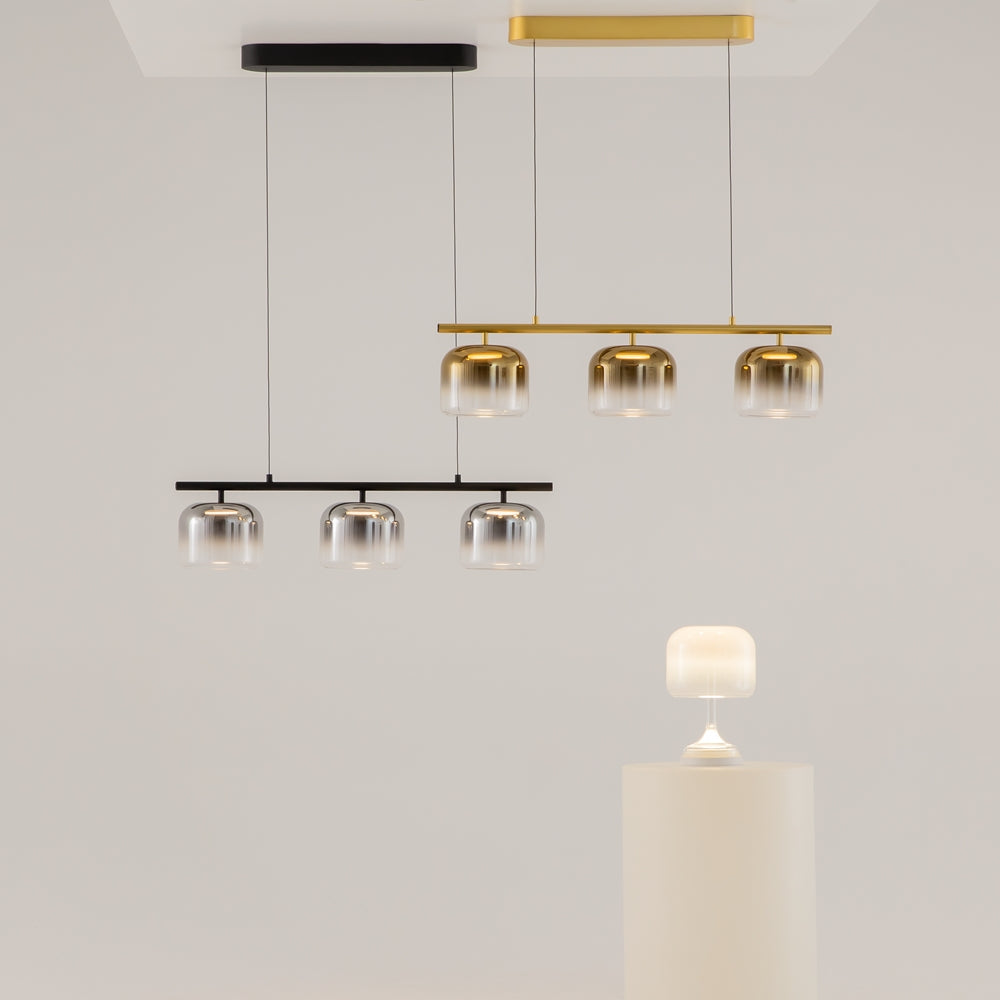 Maytoni Spirito LED pendant light with three lights