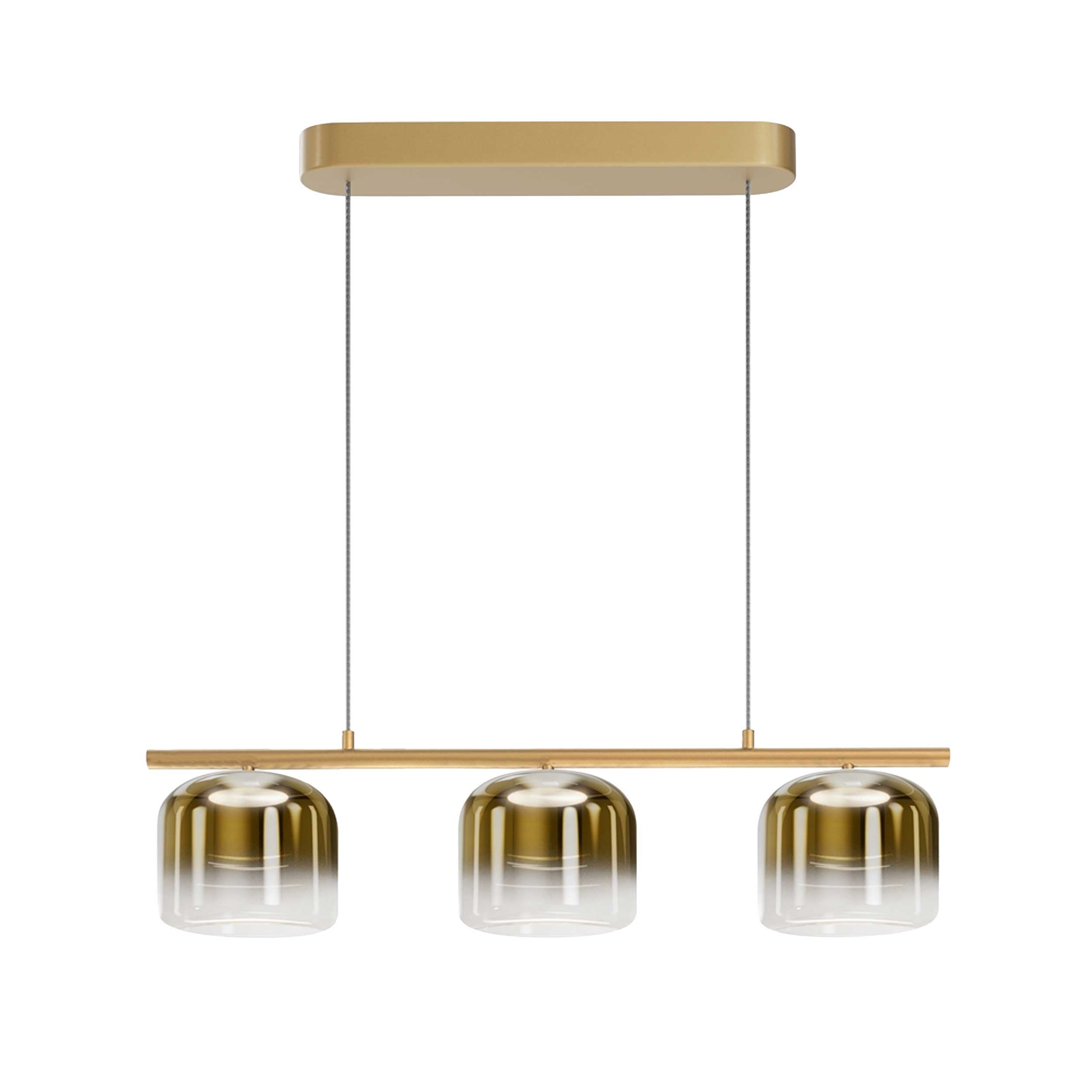 Maytoni Spirito LED pendant light with three lights