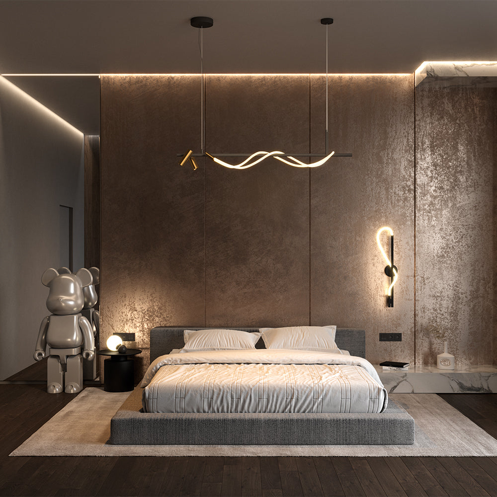 Maytoni Tau LED pendant light with additional lights