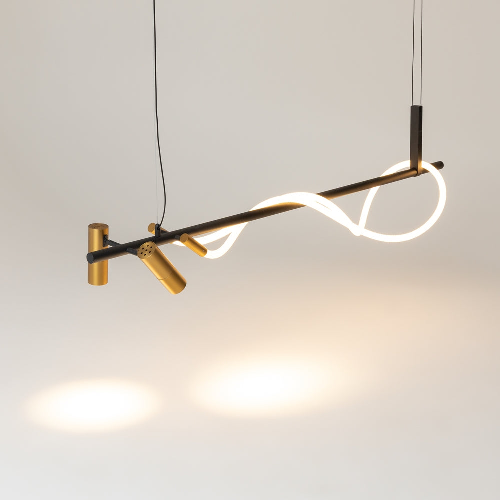Maytoni Tau LED pendant light with additional lights