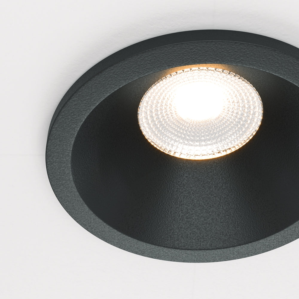 Maytoni Zoom LED 60° recessed circular light black