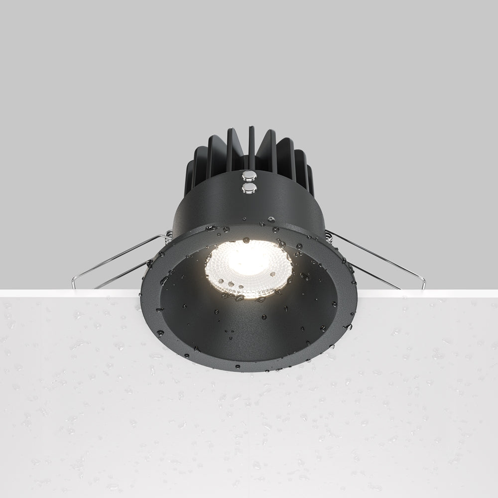 Maytoni Zoom LED 60° recessed circular light black