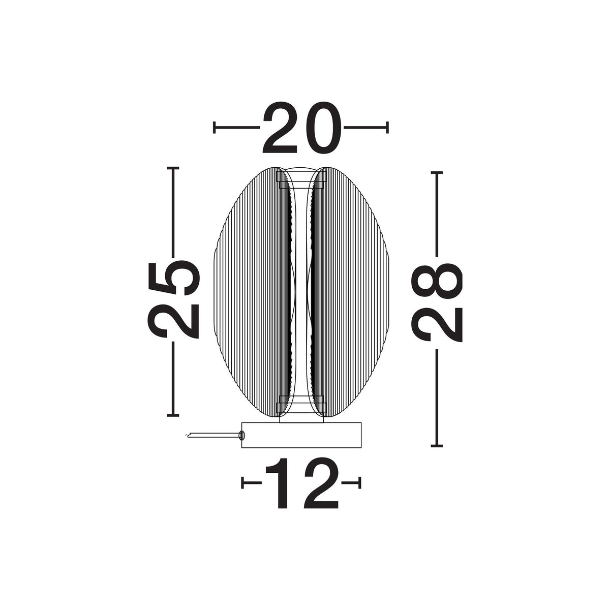 Nova Luce Noir LED table light