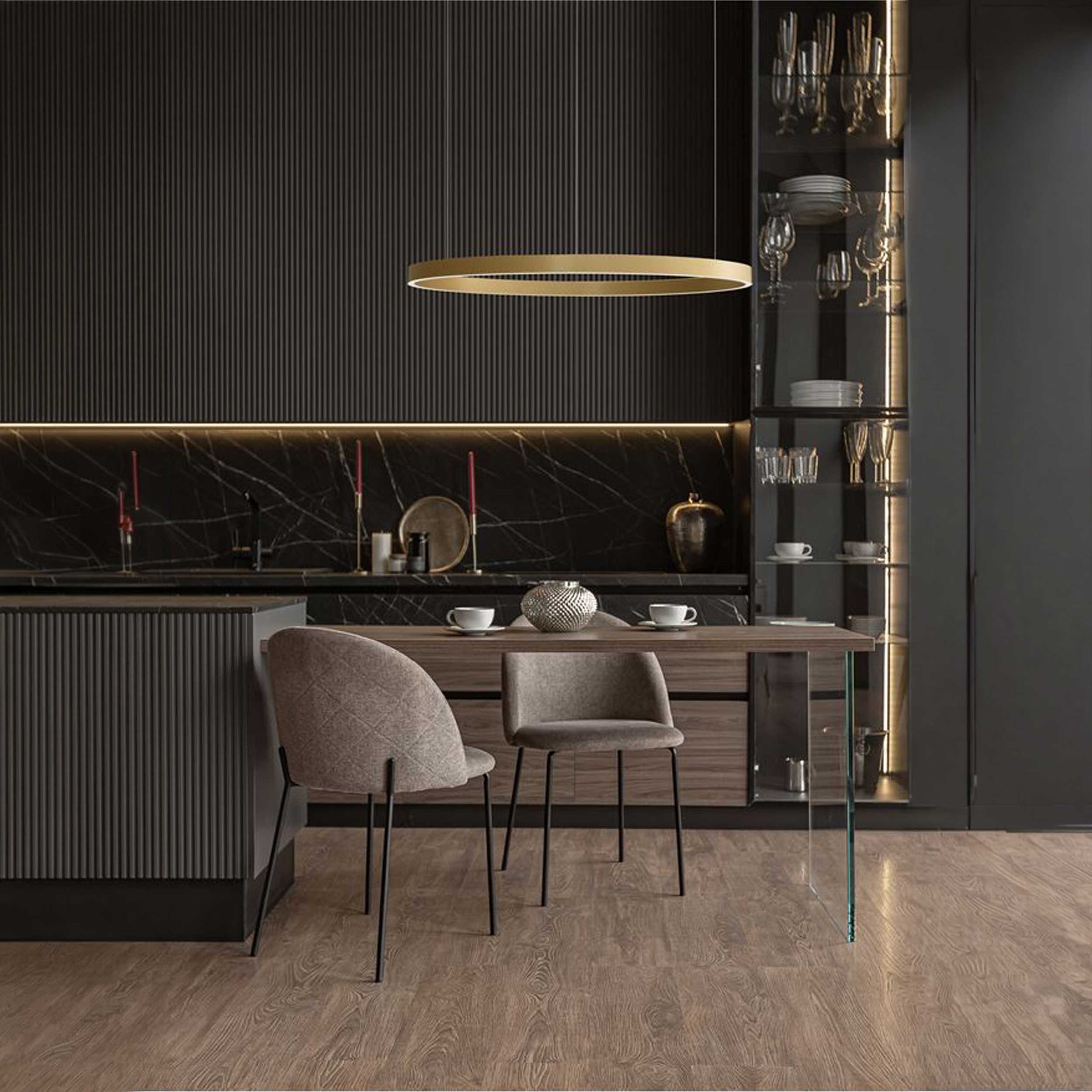 Nova Luce Elowen LED pendant round luminaire