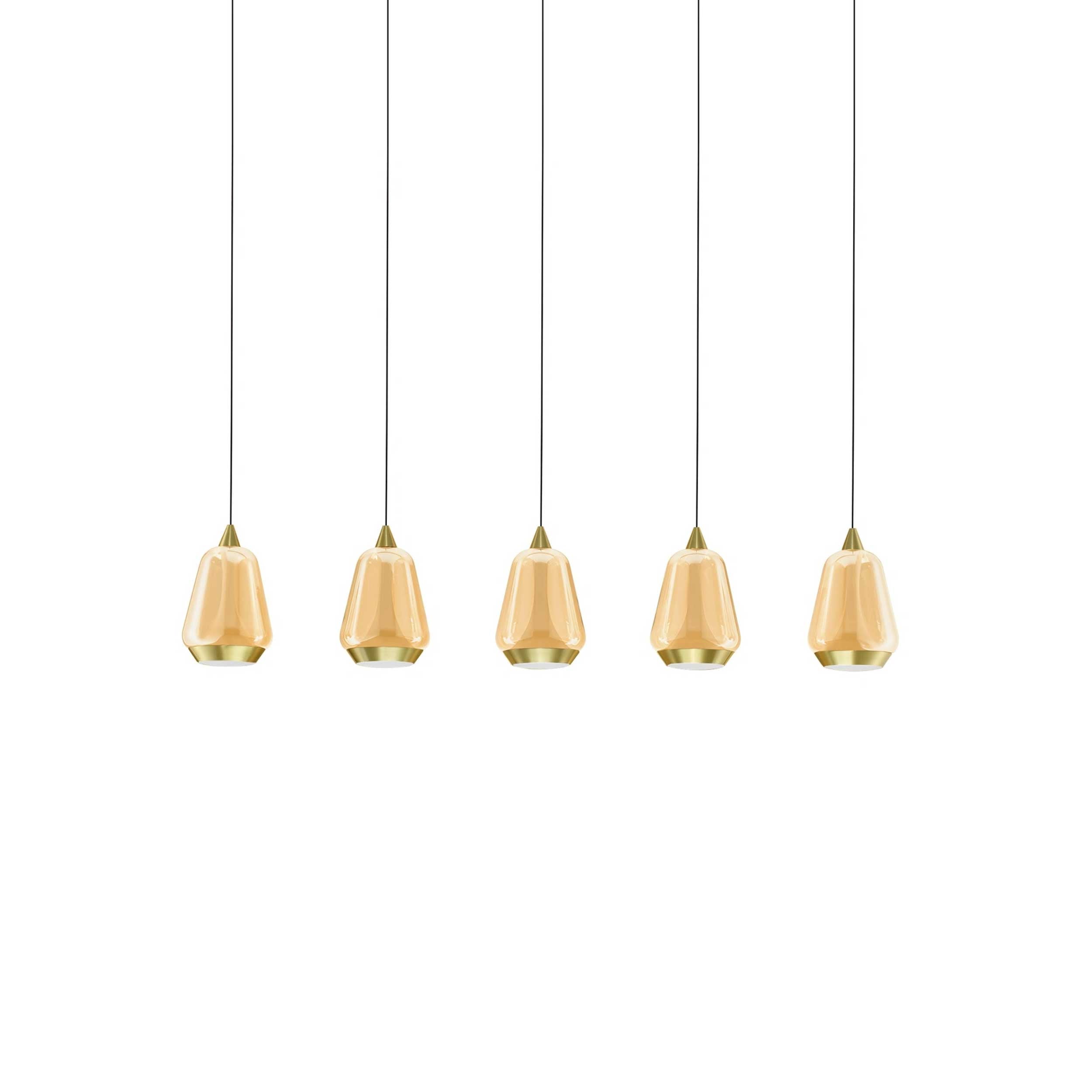 Nova Luce Alish LED pendant light linear