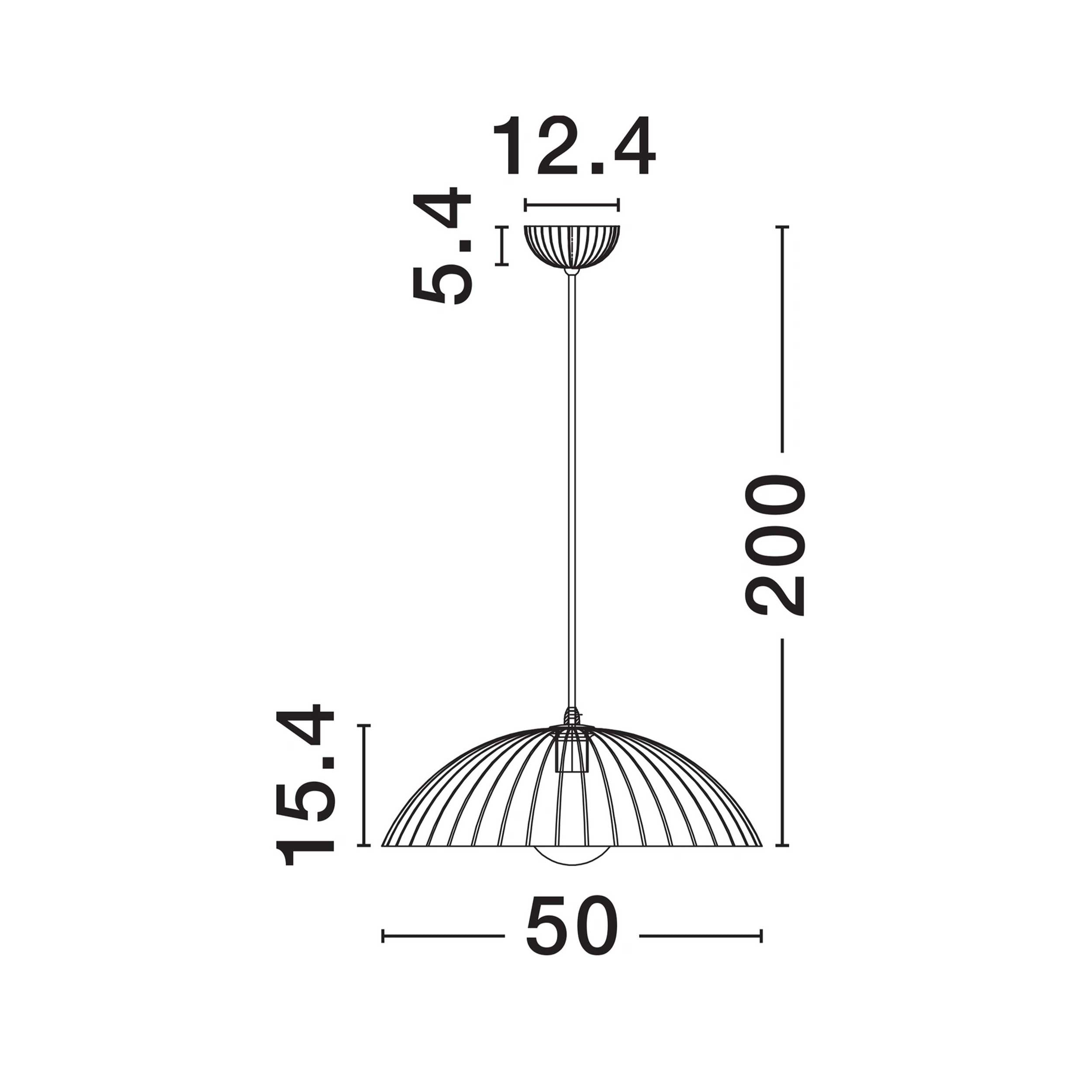 Nova Luce Ammos E27 pendant light