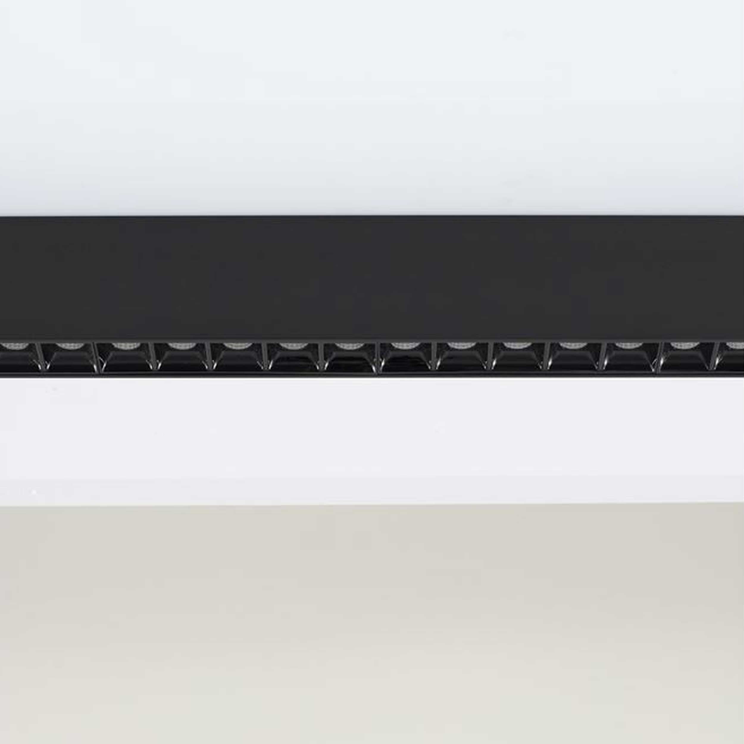 Nova Luce Lina Antiglare LED linear surface-mounted ceiling light connectable