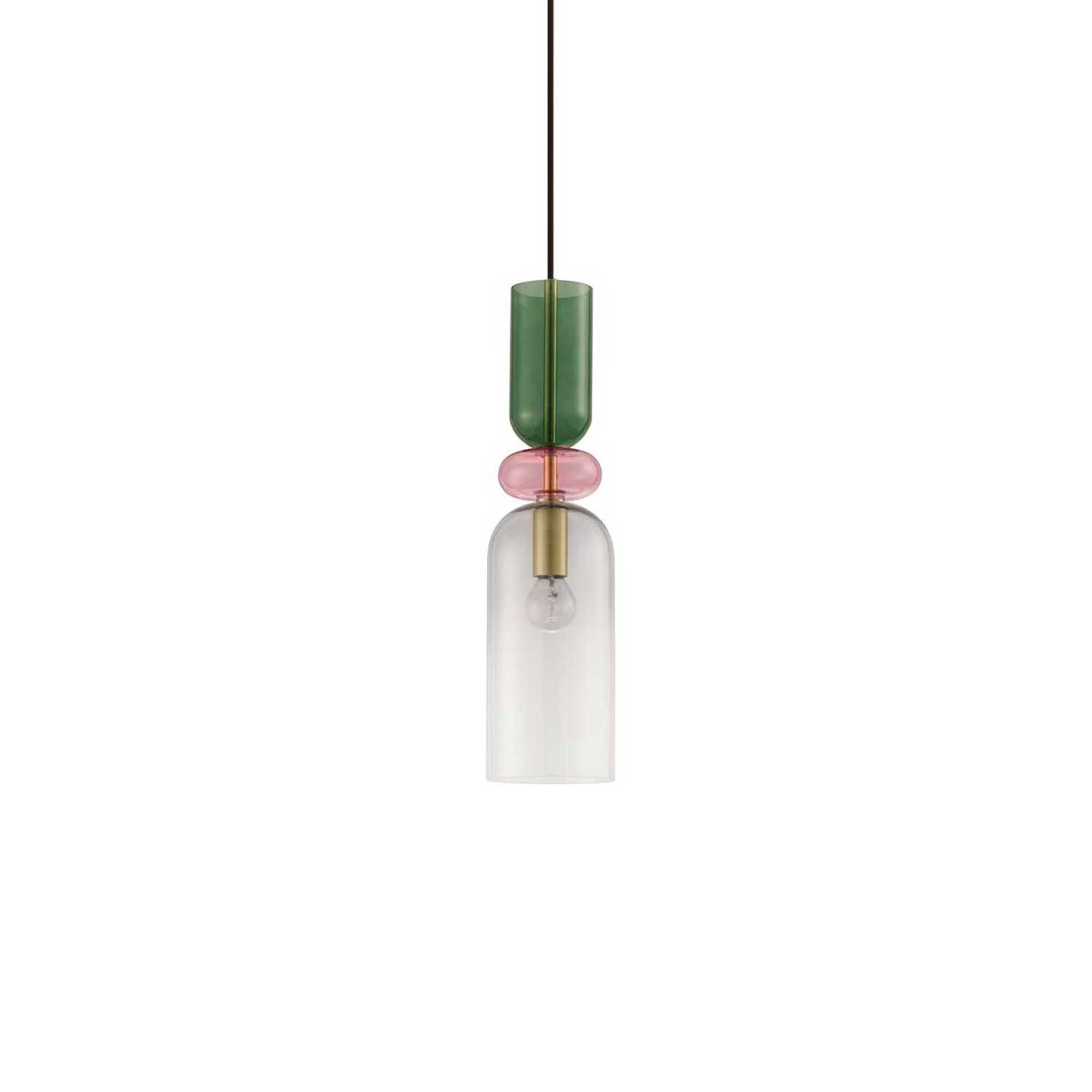 Nova Luce Murano E14 skleněné závěsné svítidlo
