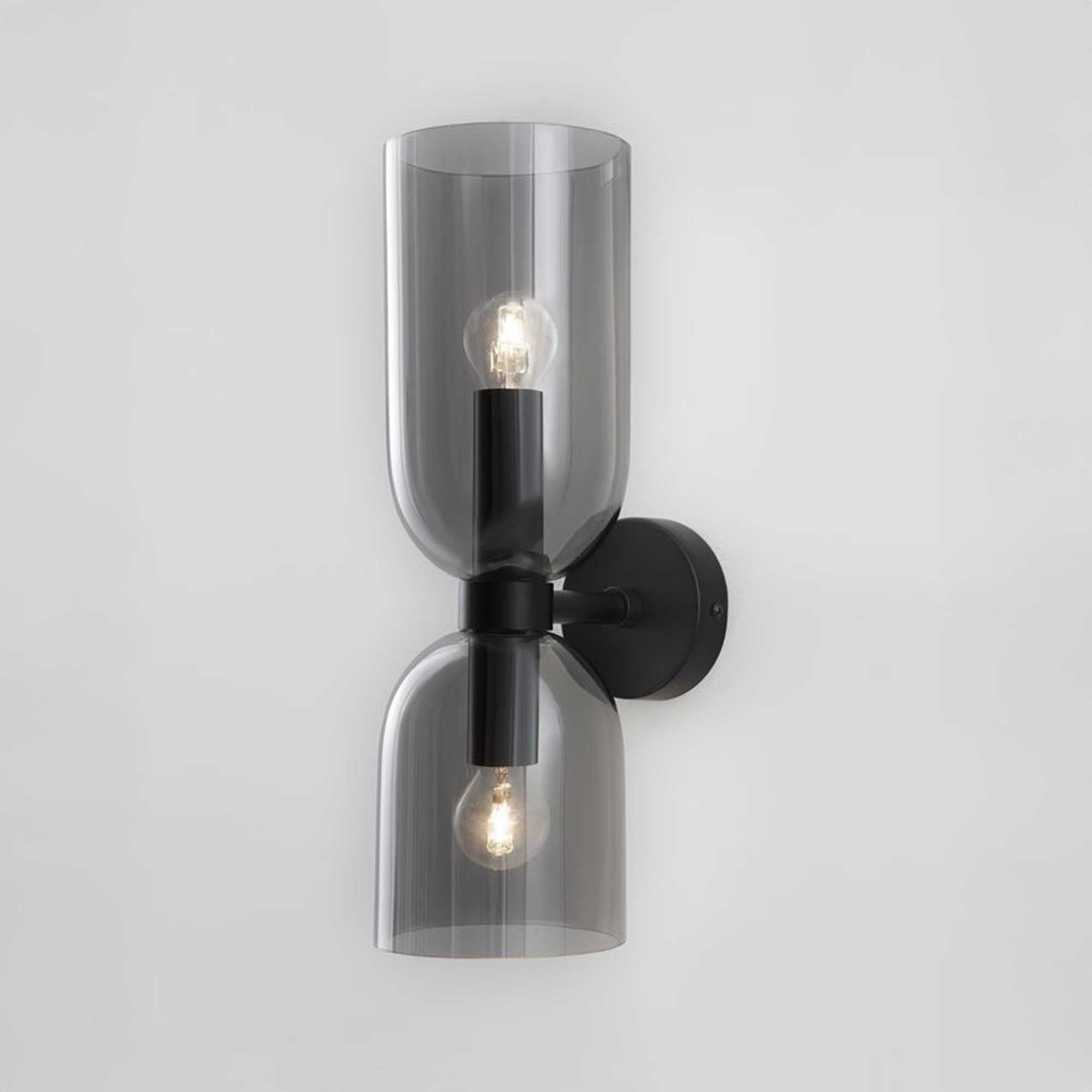 Nova Luce Palmer E27 glass wall lamp