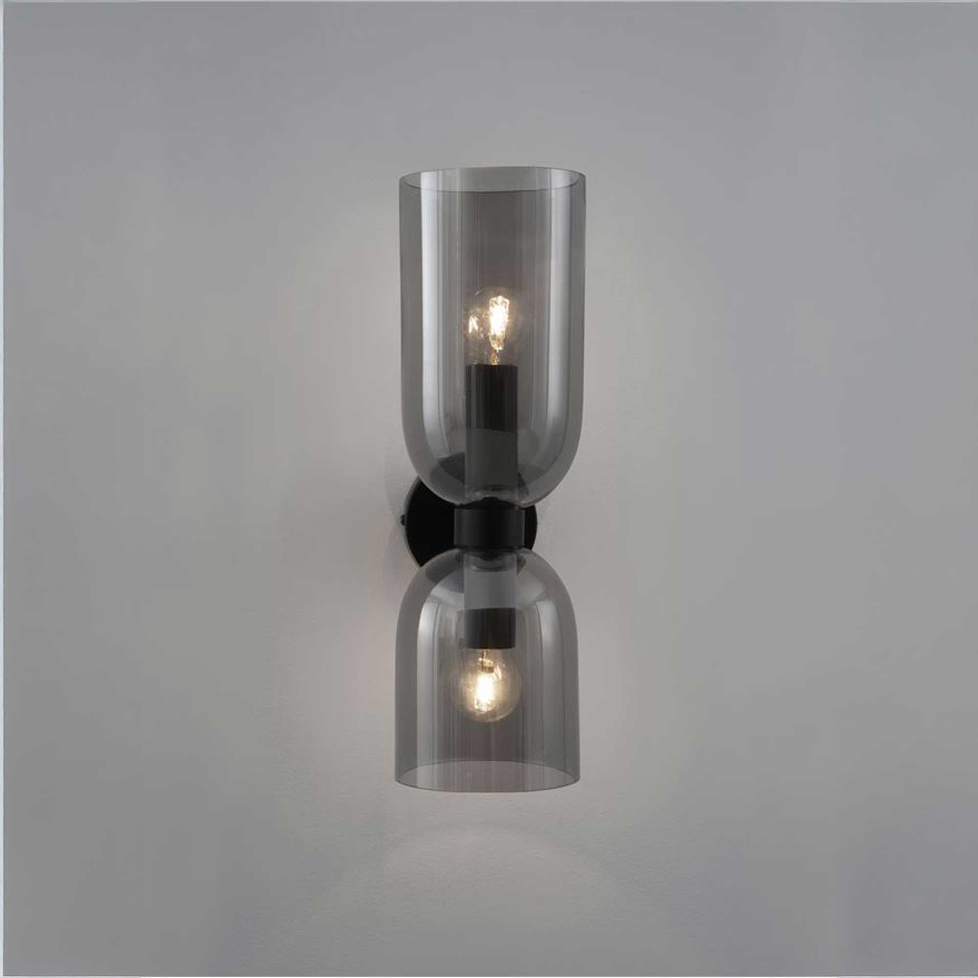 Nova Luce Palmer E27 glass wall lamp
