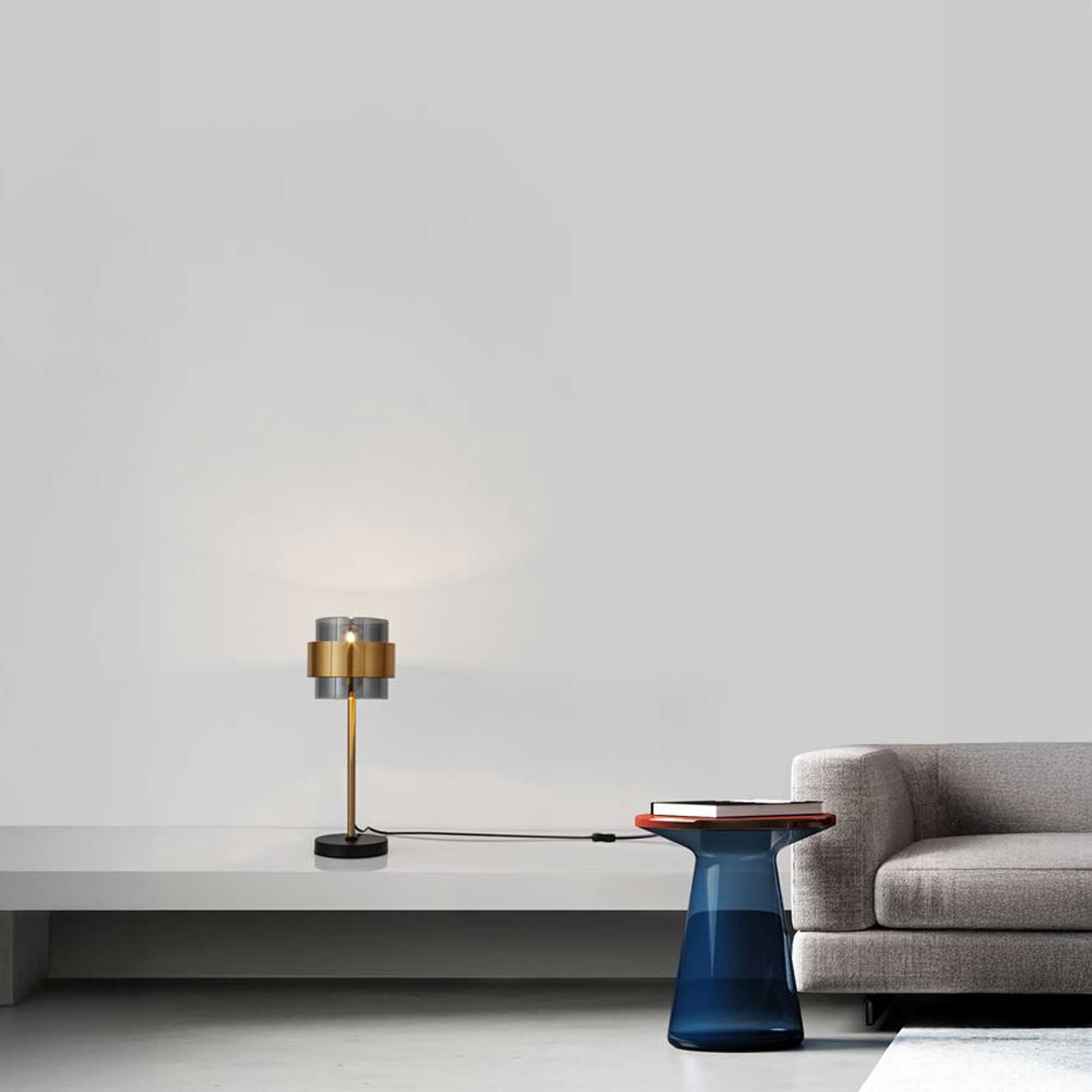 Nova Luce Sianna E27 glass table lamp
