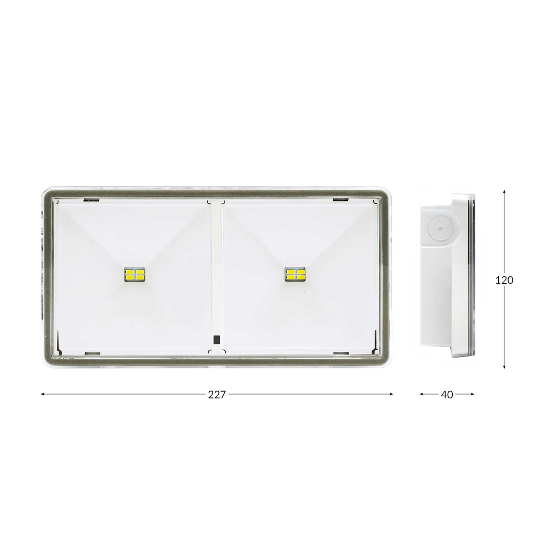 TM.ONTEC S20 M1 ST LED antipanické nouzové osvětlení IP65
