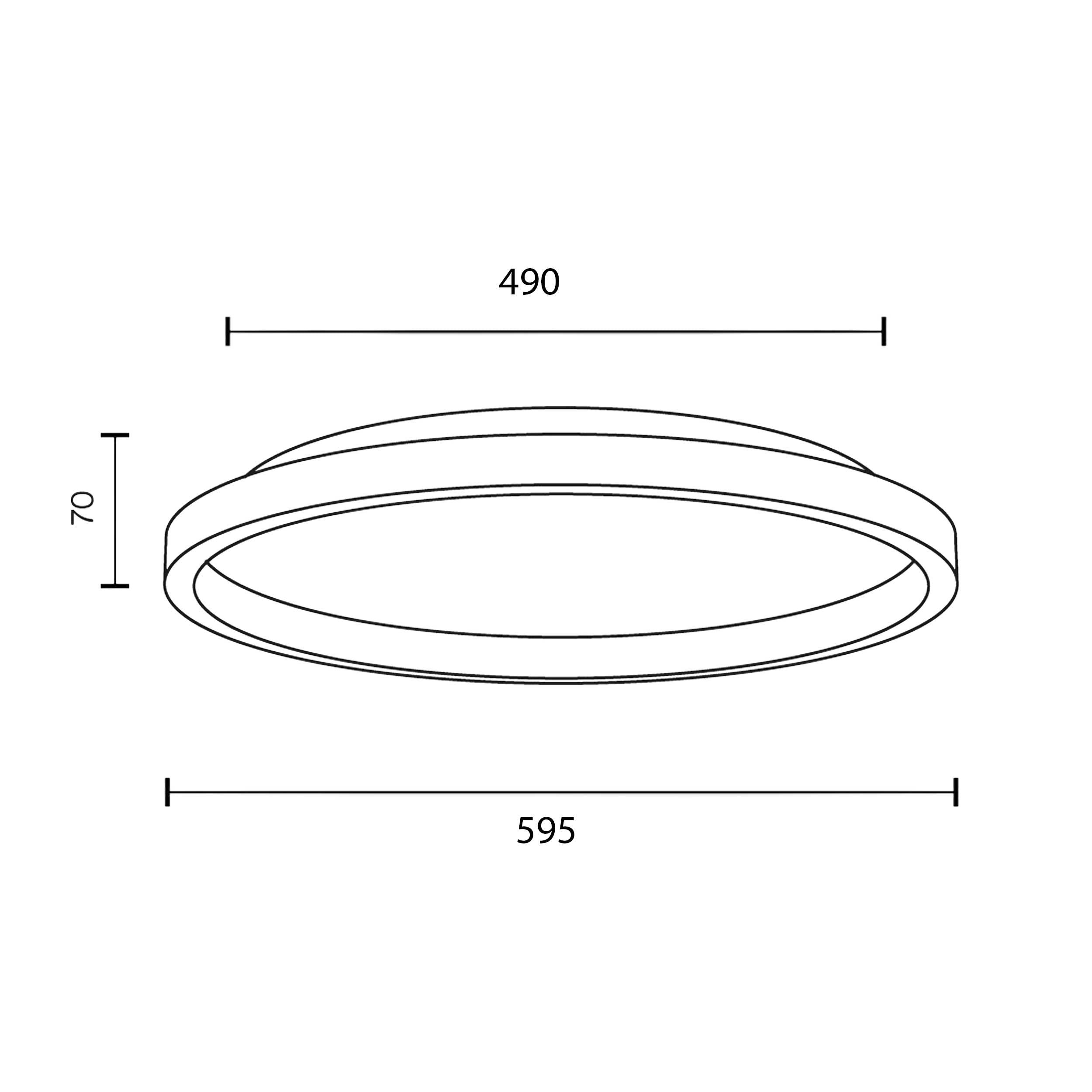 Maytoni Orign LED surface-mounted light