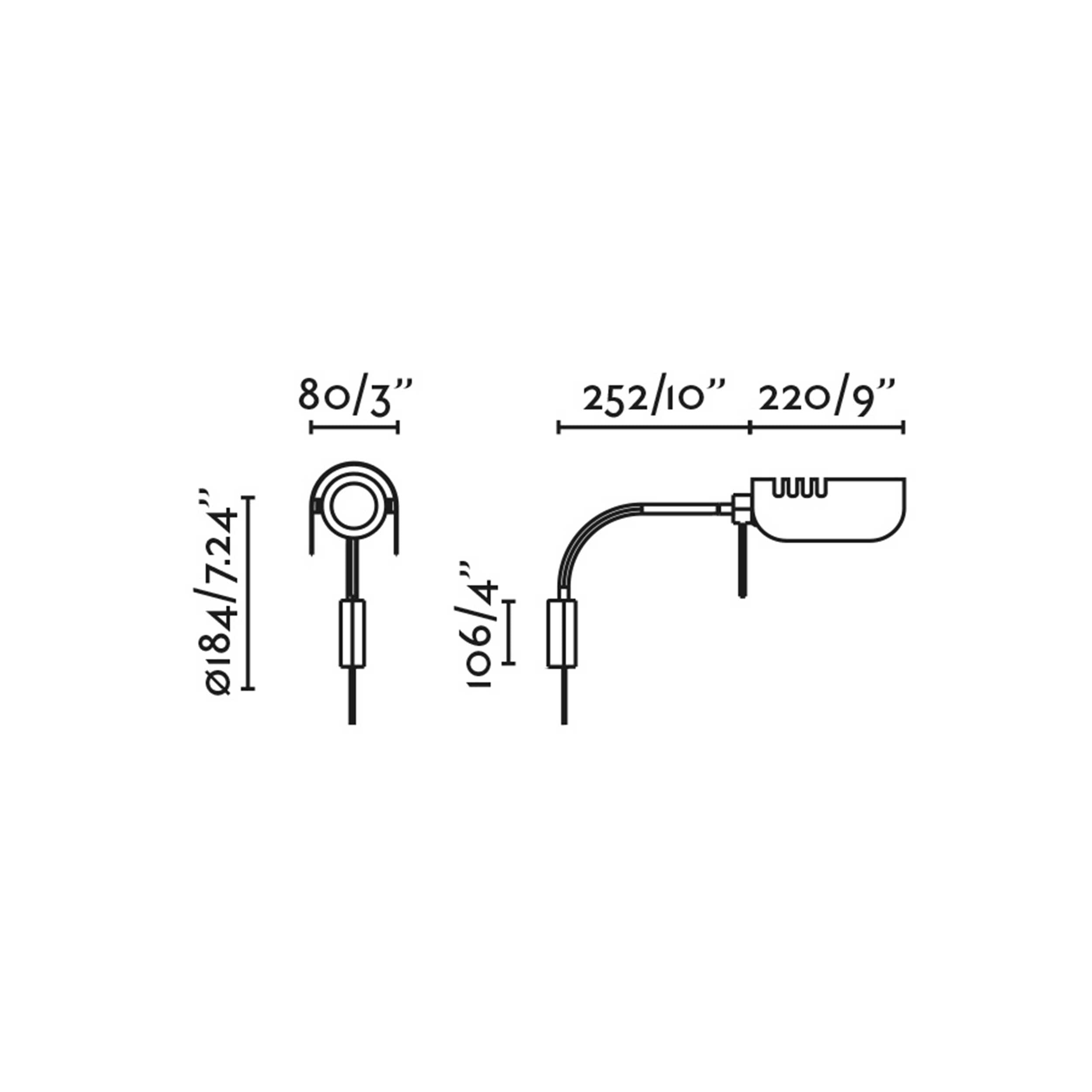 Faro Martinica E27 wall light