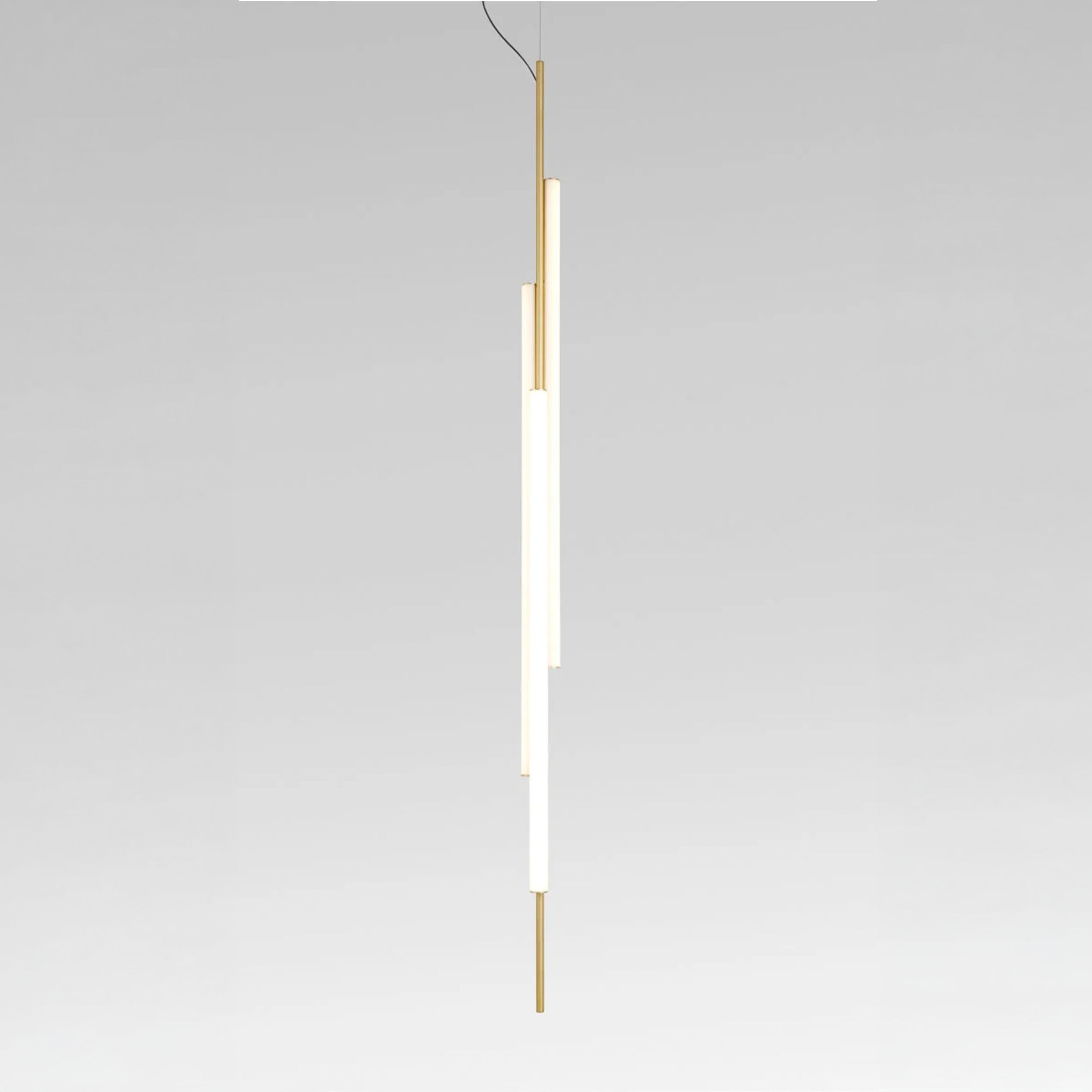 Marset Ambrosia V3 LED Gold Recessed Suspended Vertical light