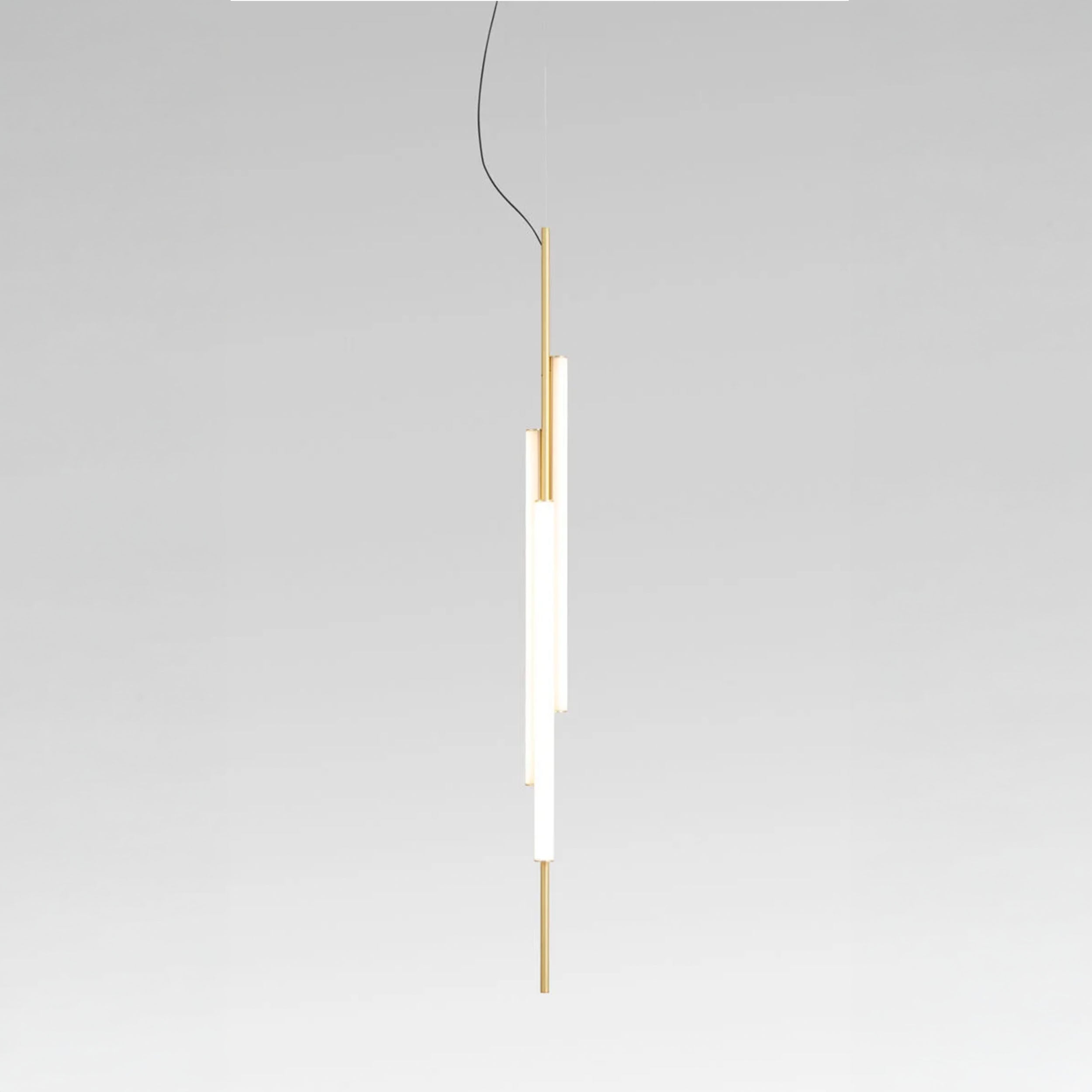 Marset Ambrosia V3 LED Gold Recessed Suspended Vertical light