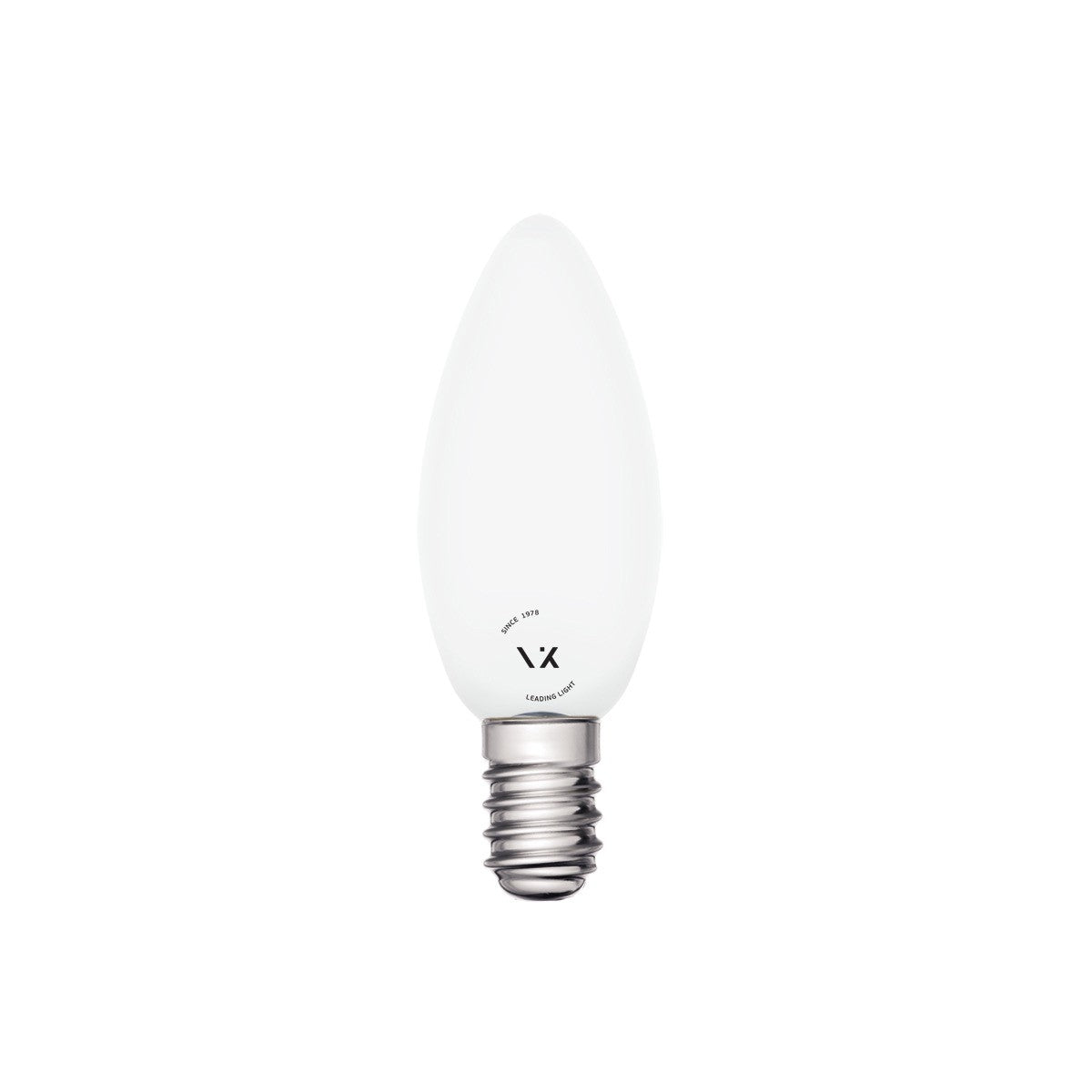 VK Light Candle Filament Milky E14 LED Bulb