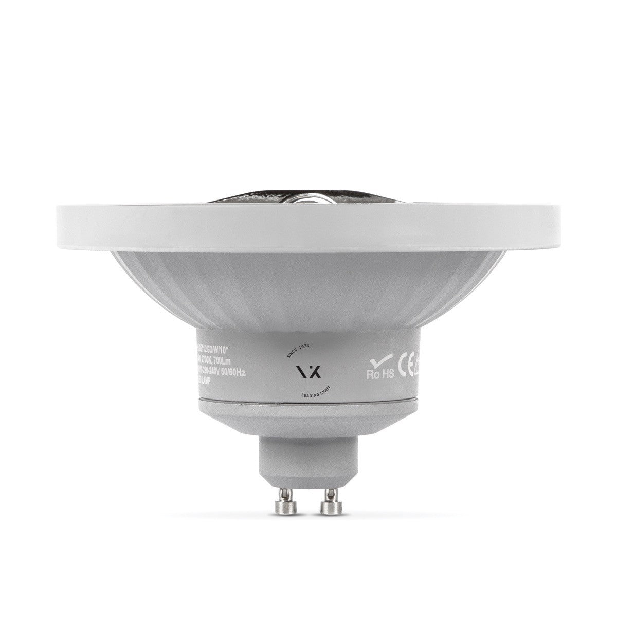 VK Light GU10 LED Bulb, 1000 lm, 12 W, Dimmable