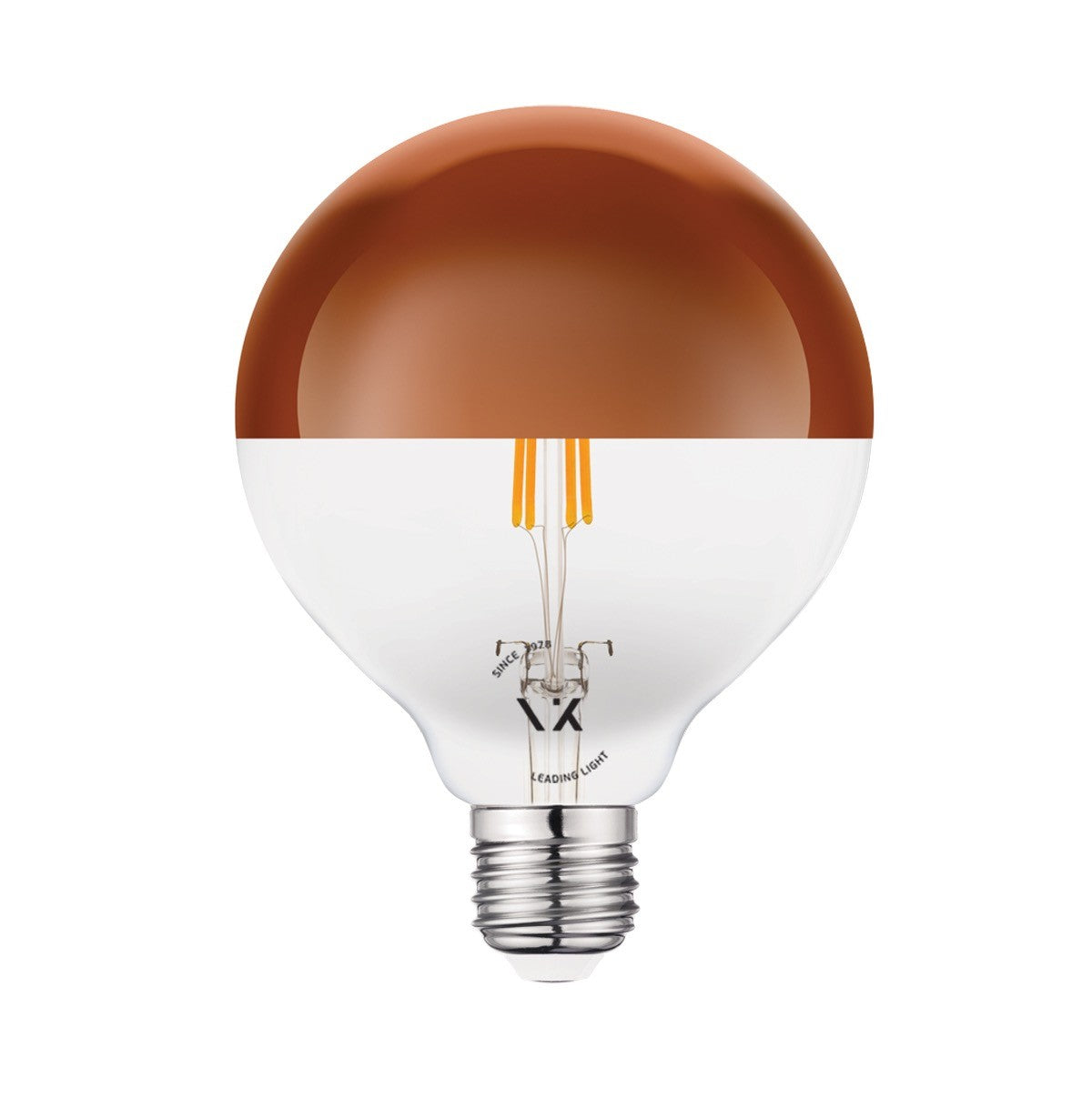 VK Light Globo Filament Pink Copper E27 2700K 7W Dimmable LED Bulb