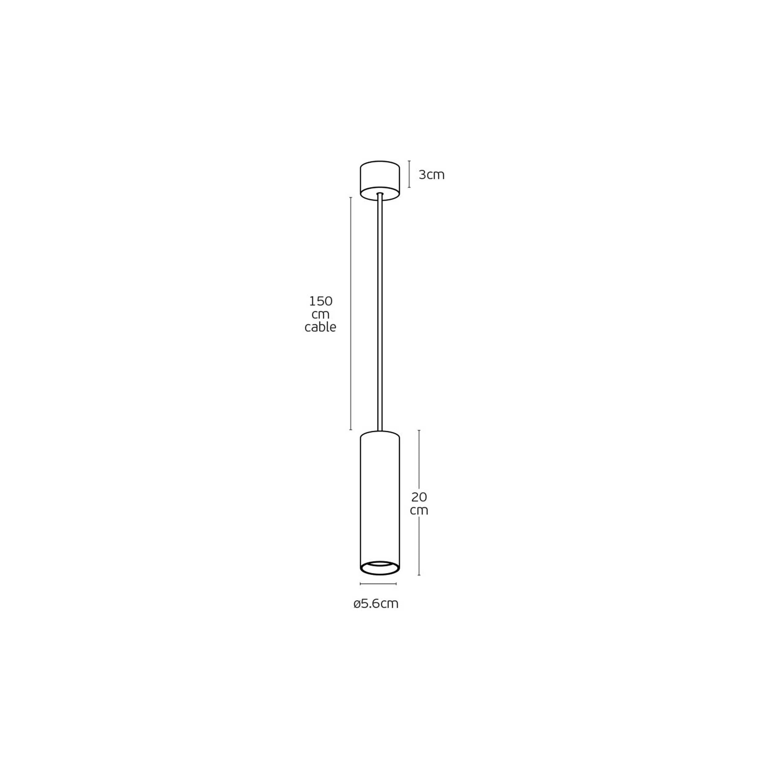 VK Light Edelle GU10 pendant light