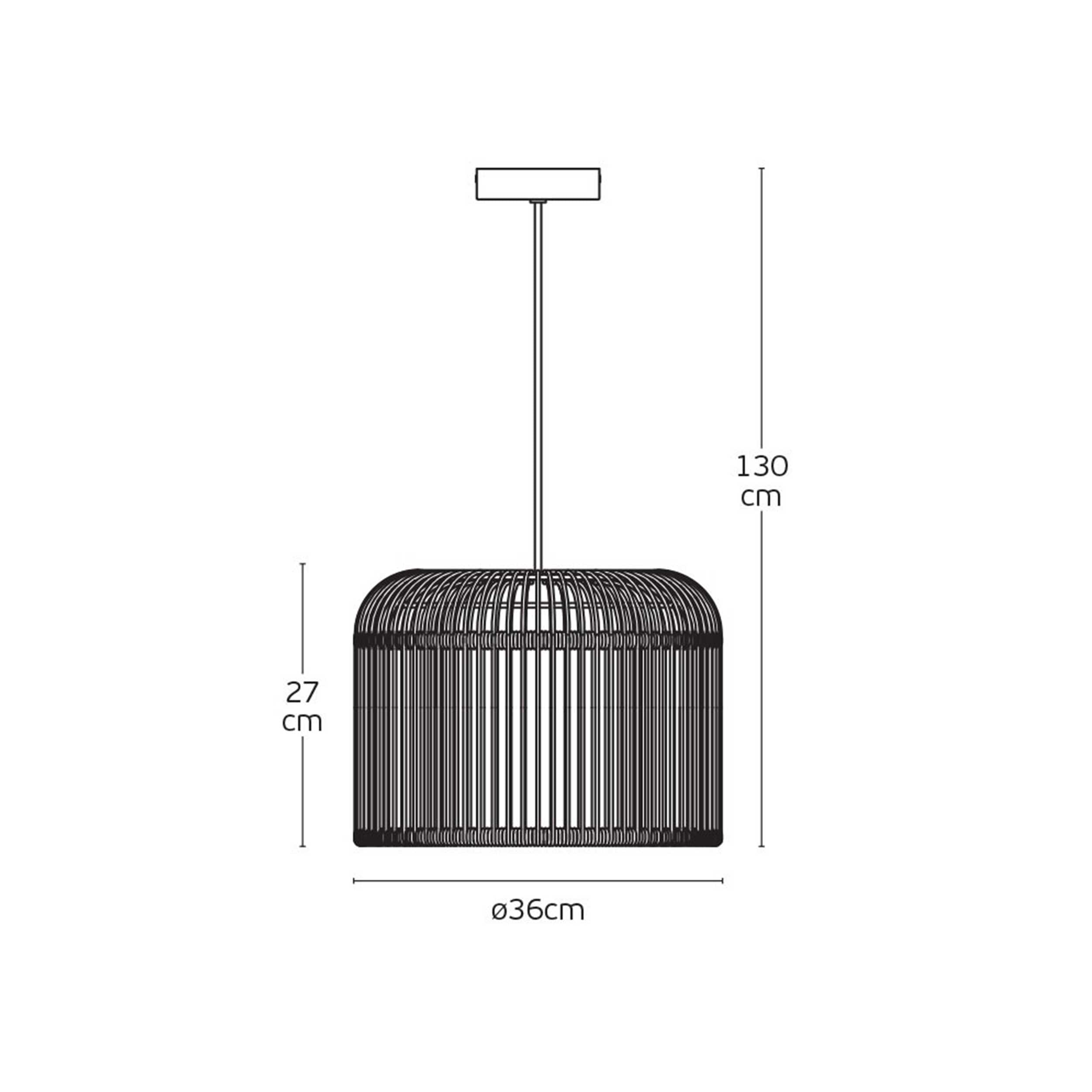 VK Light Keli E27 pendant exterior light IP44
