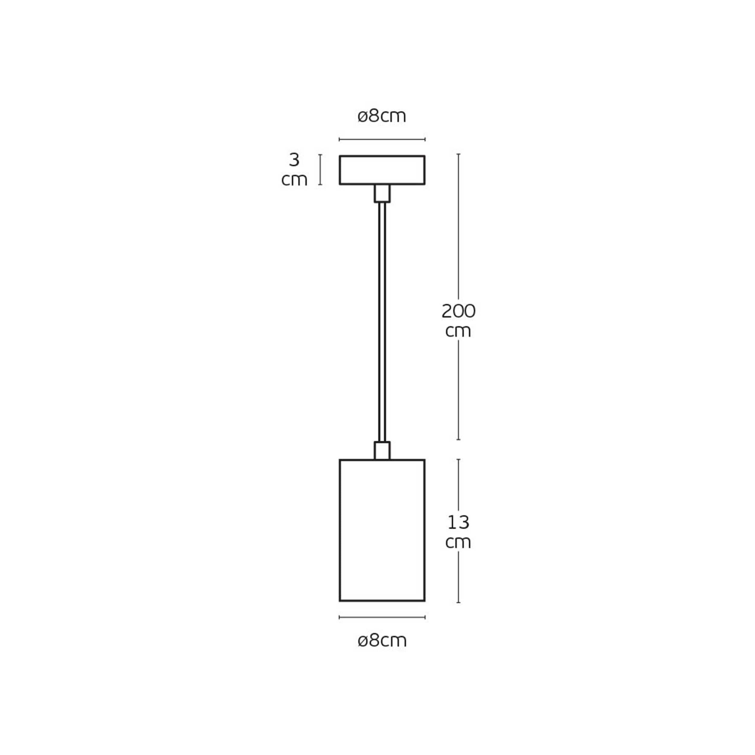 VK Light Ada GU10 pendant light cylindrical