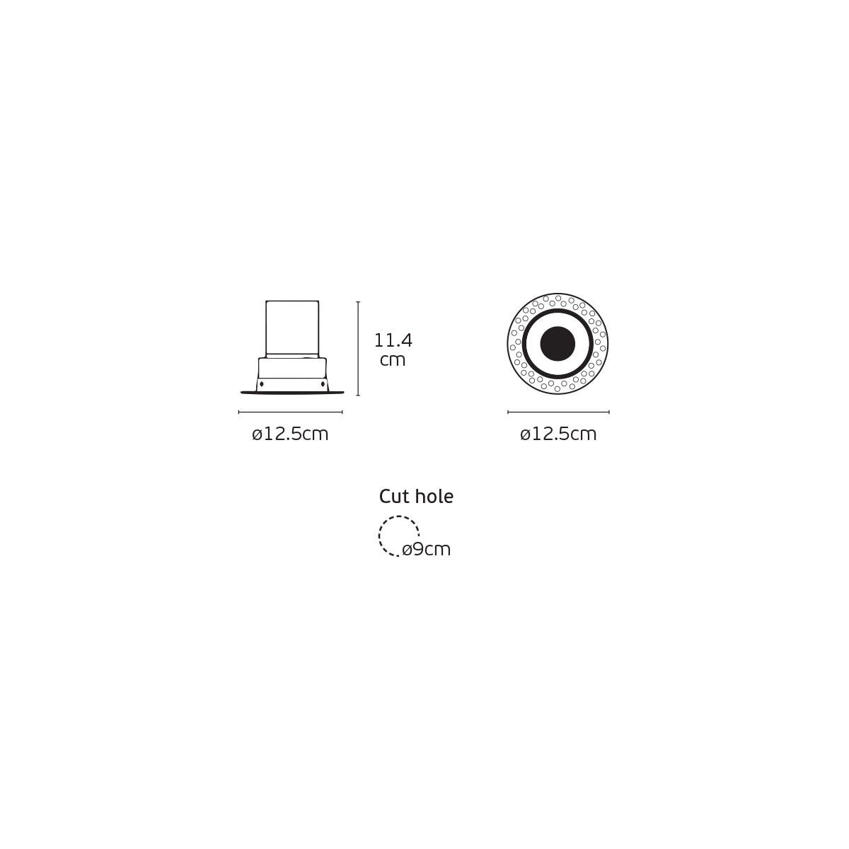 VK Light Blin LED Recessed light