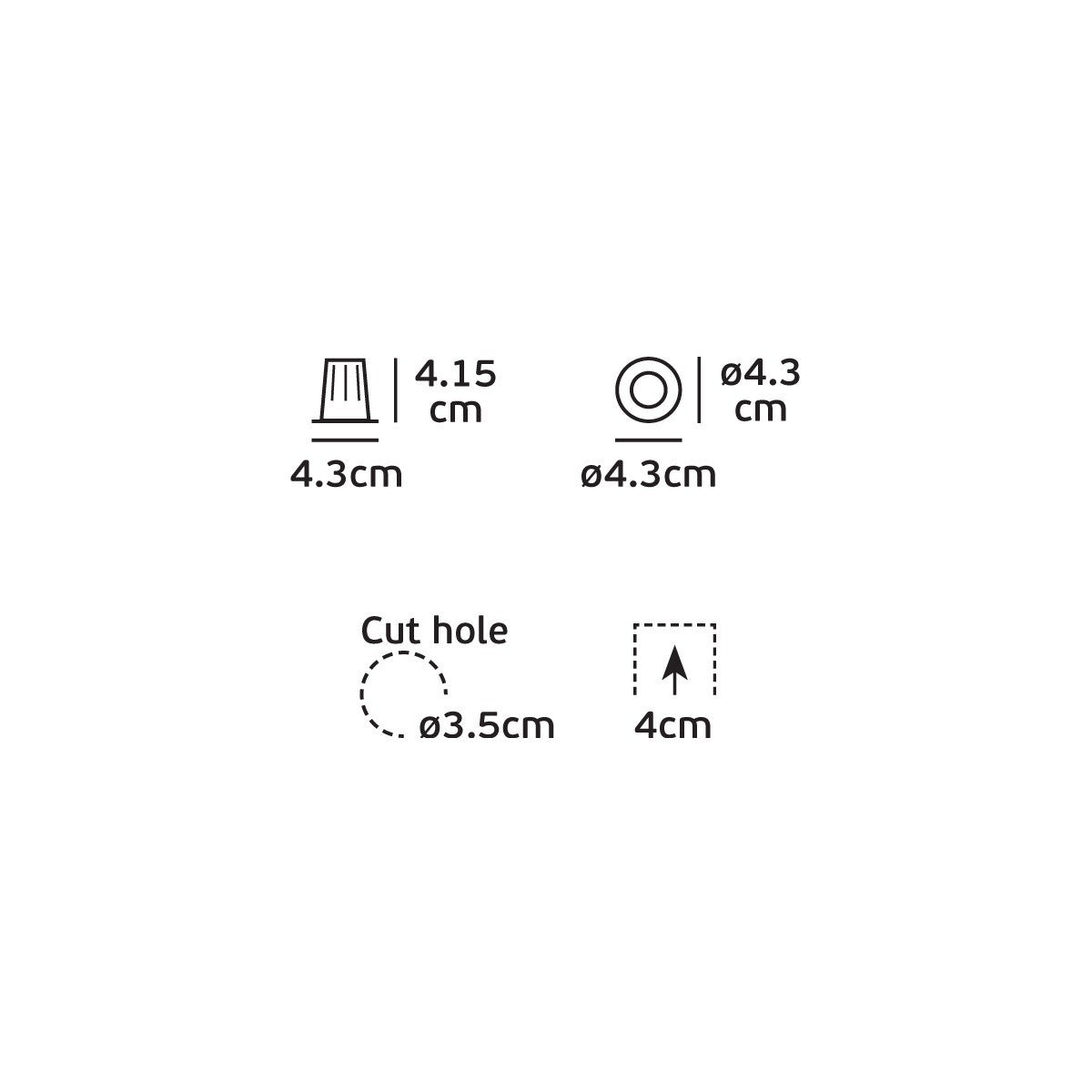 VK Light Bloc Mini LED Adjustable Recessed light