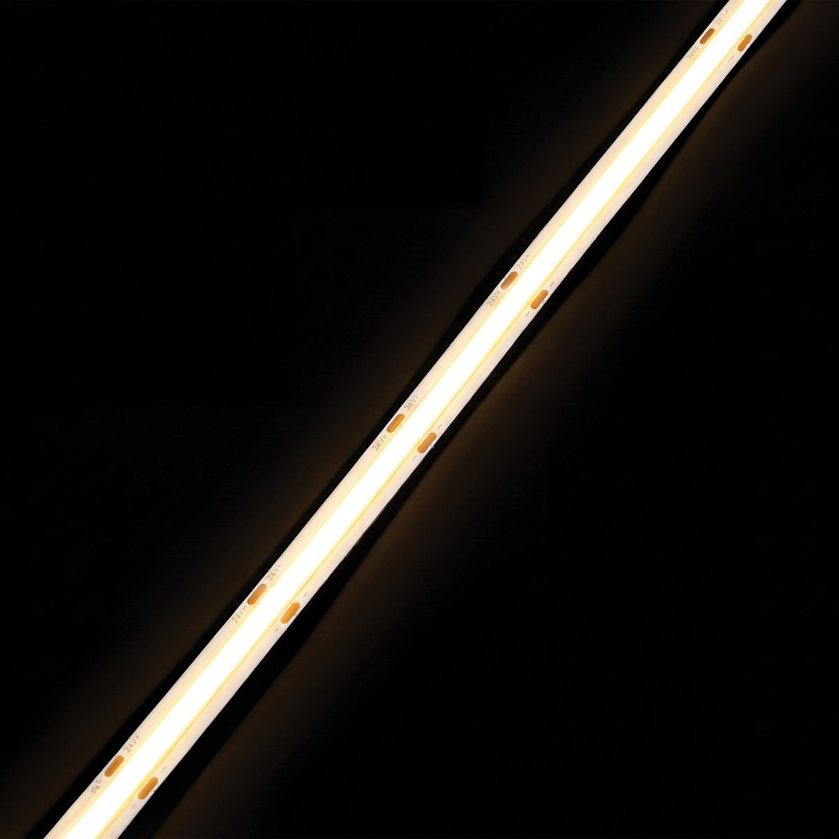 24V LED COB Strip, CRI90, IP65, 3000K, Dimmable (5 m)
