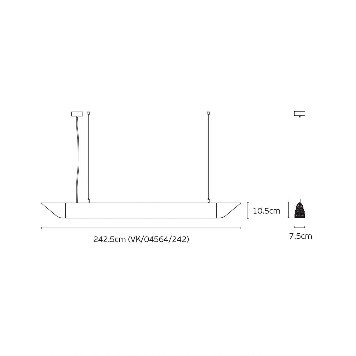 VK Light Mute Slim LED Acoustic Pendant light