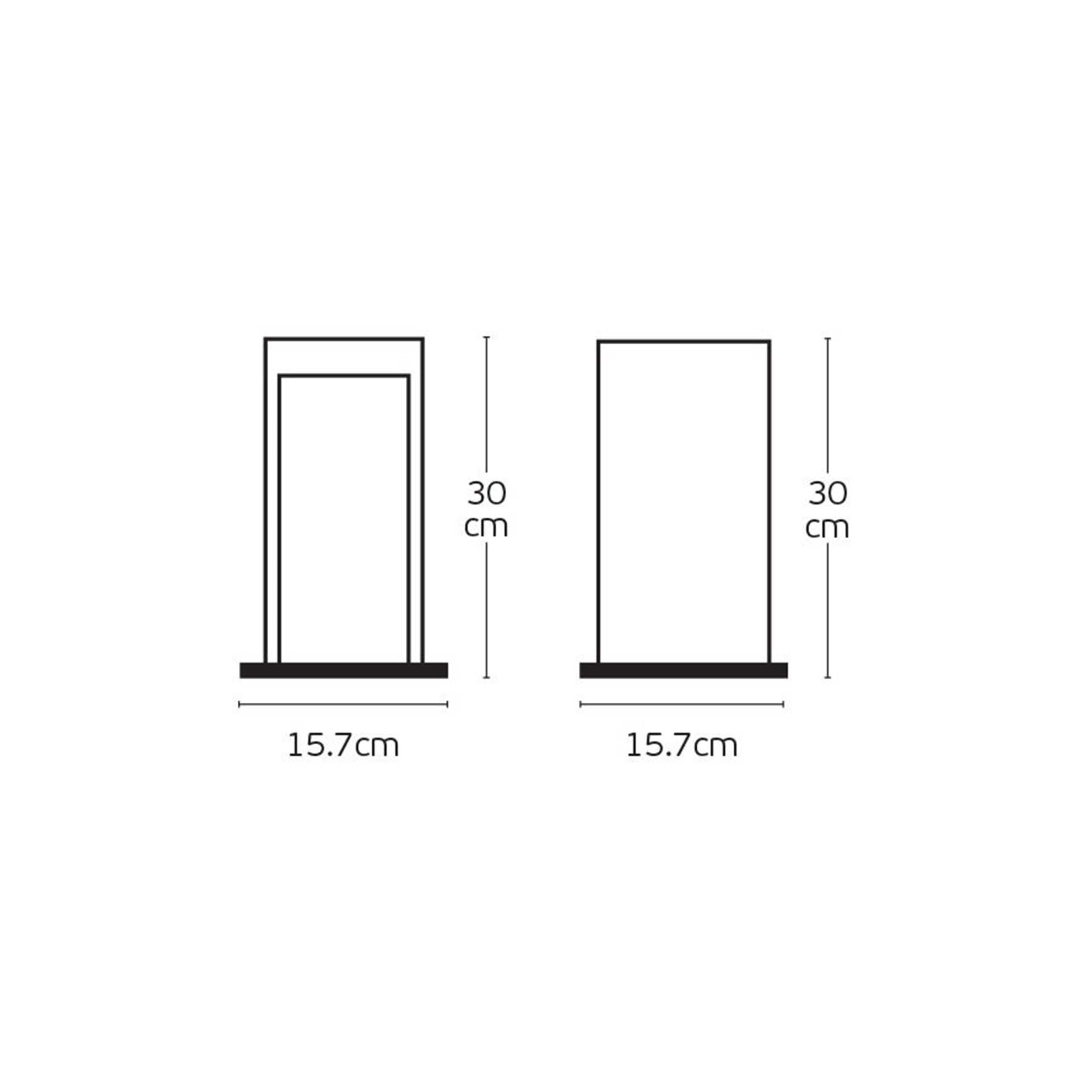 VK Light Natu II LED exterior post light IP65