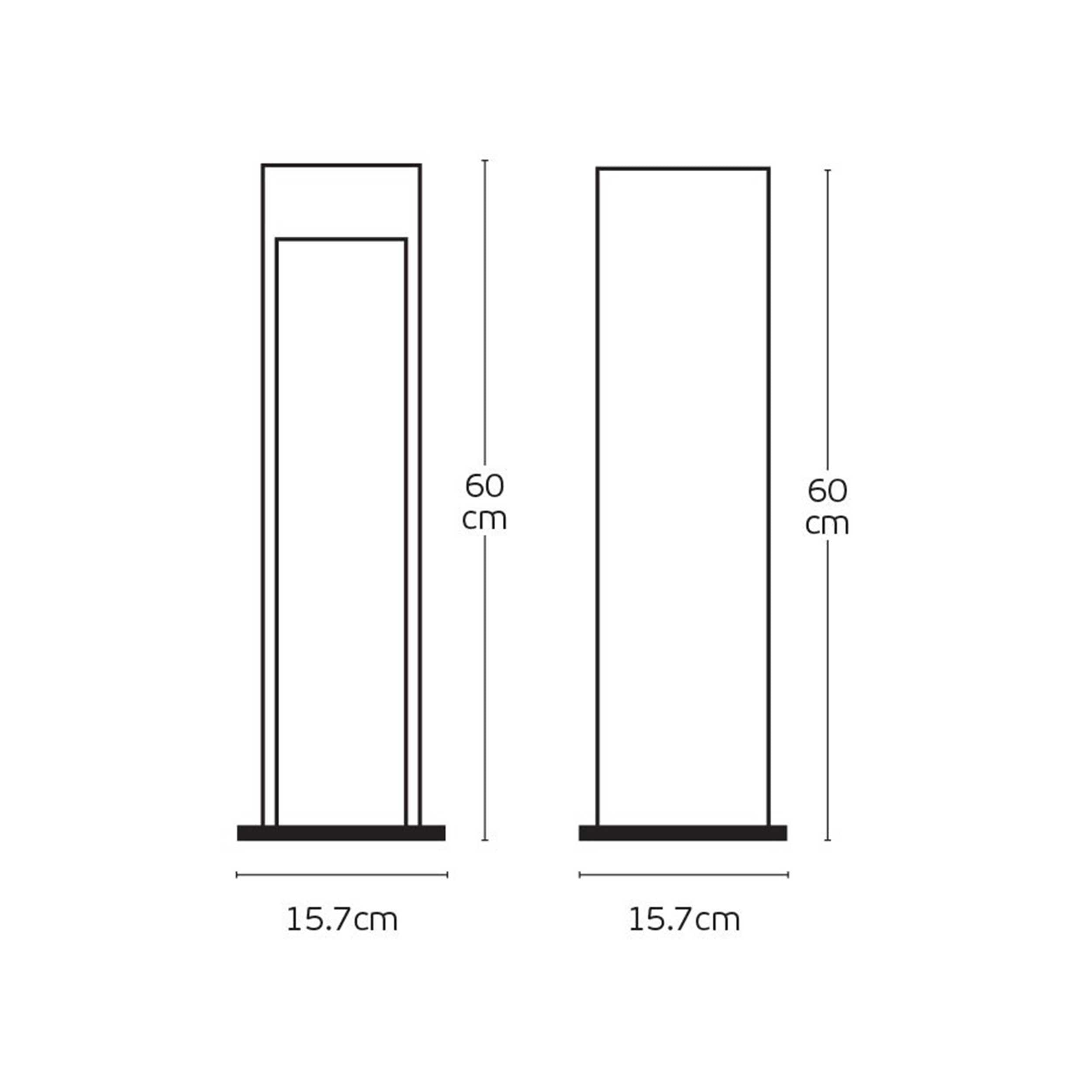 VK Light Natu II LED exterior post light IP65