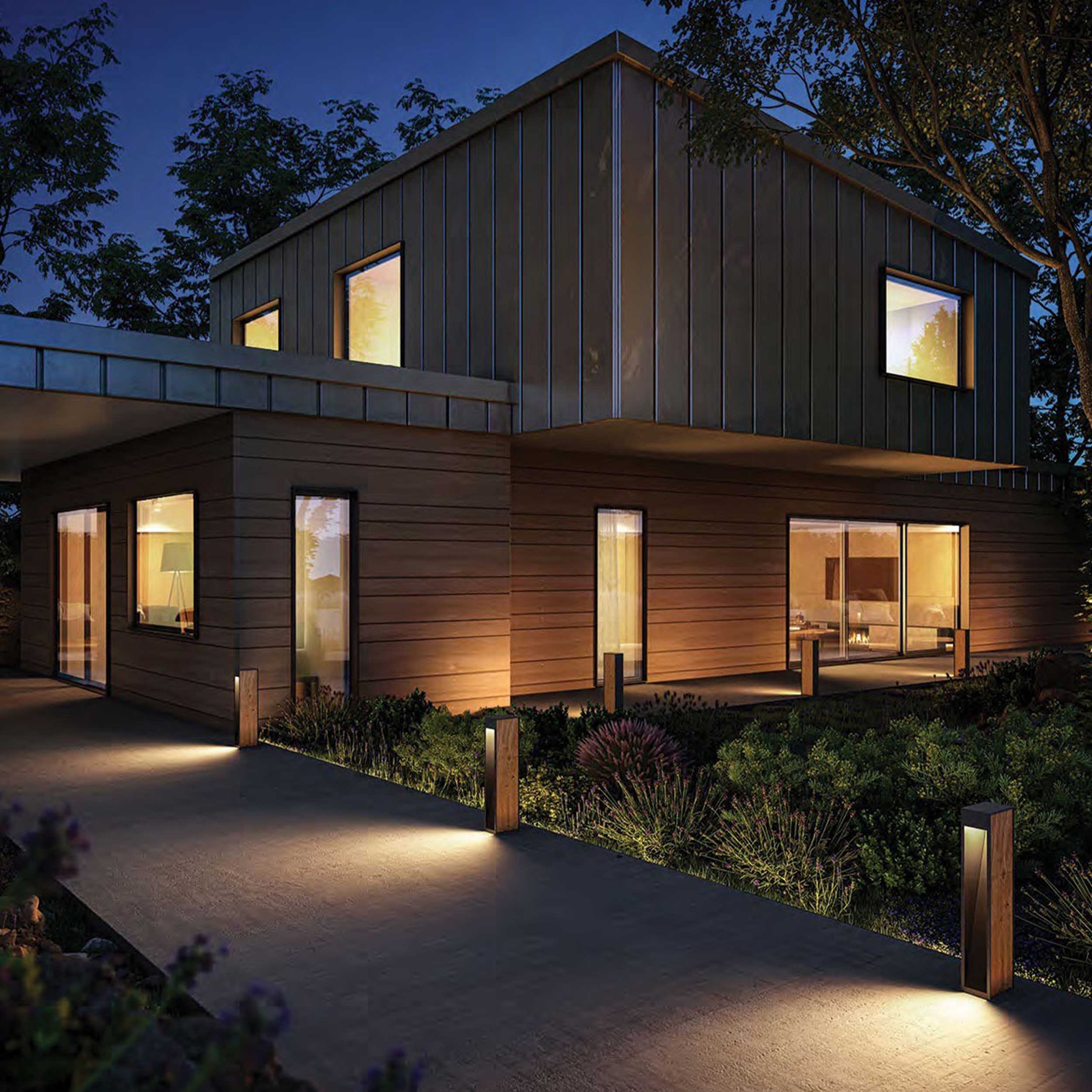 VK Light Natu II LED exterior post light IP65