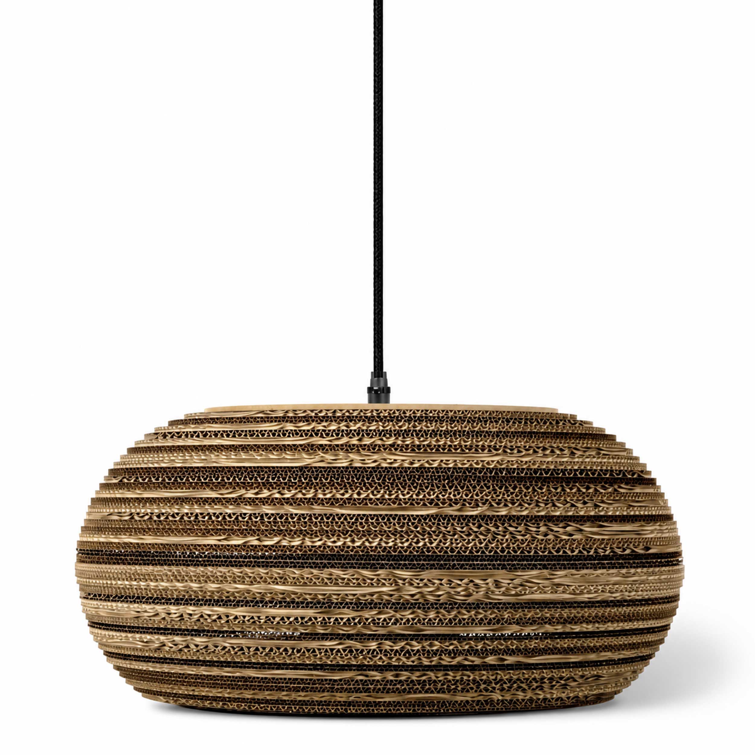 VK Light Noem E27 hanging paper light oval