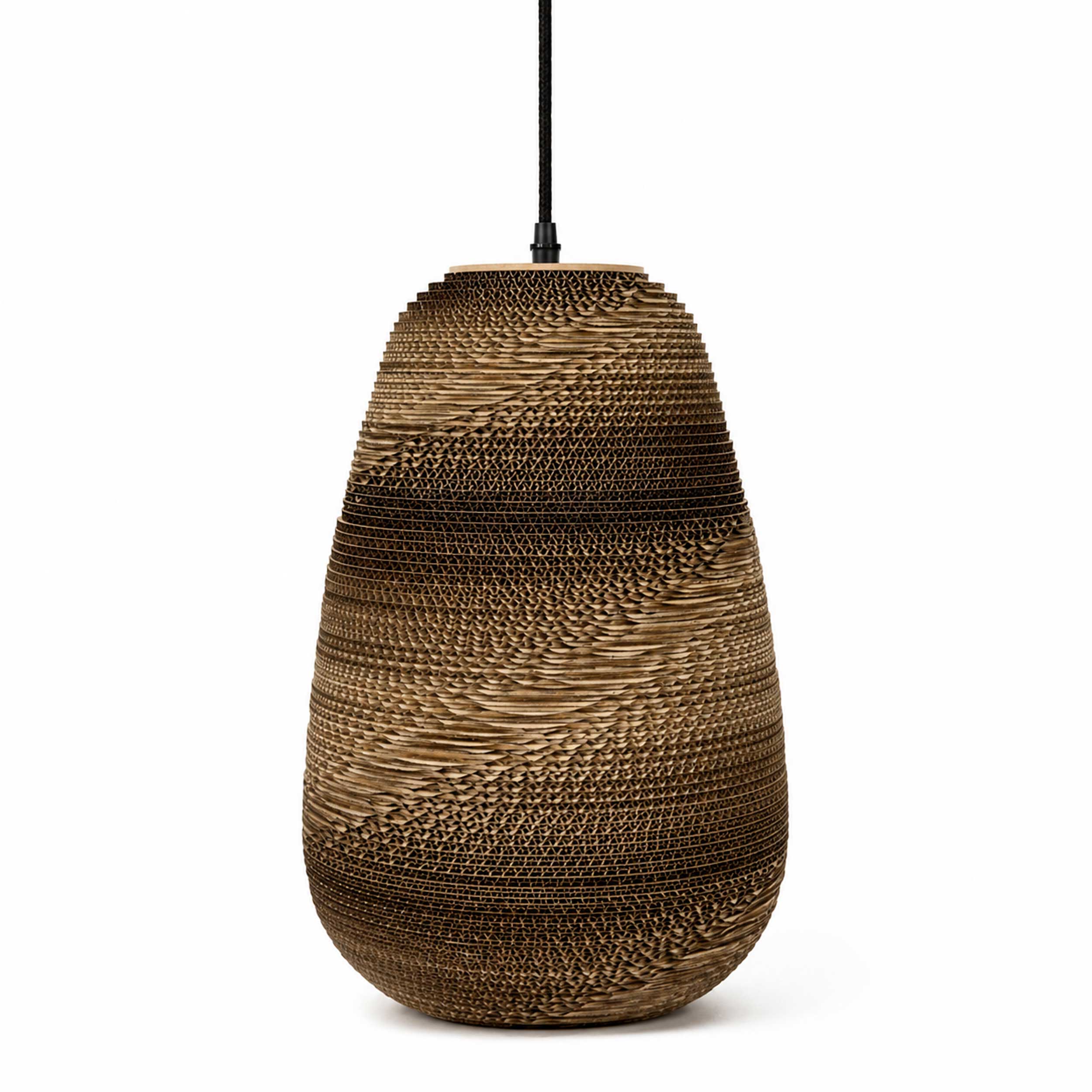 VK Light Noem E27 hanging paper light oval