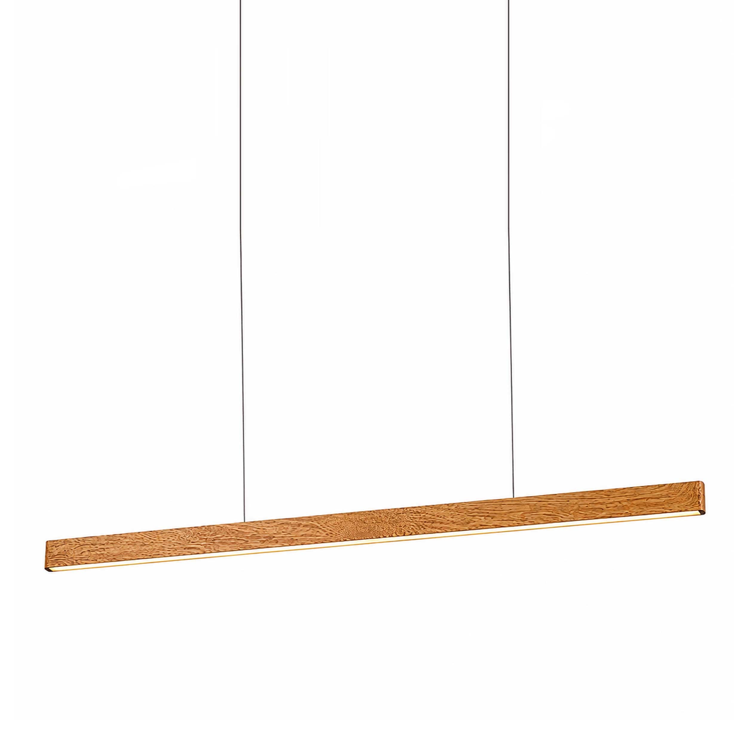 VK Light Orra LED suspended linear wooden light