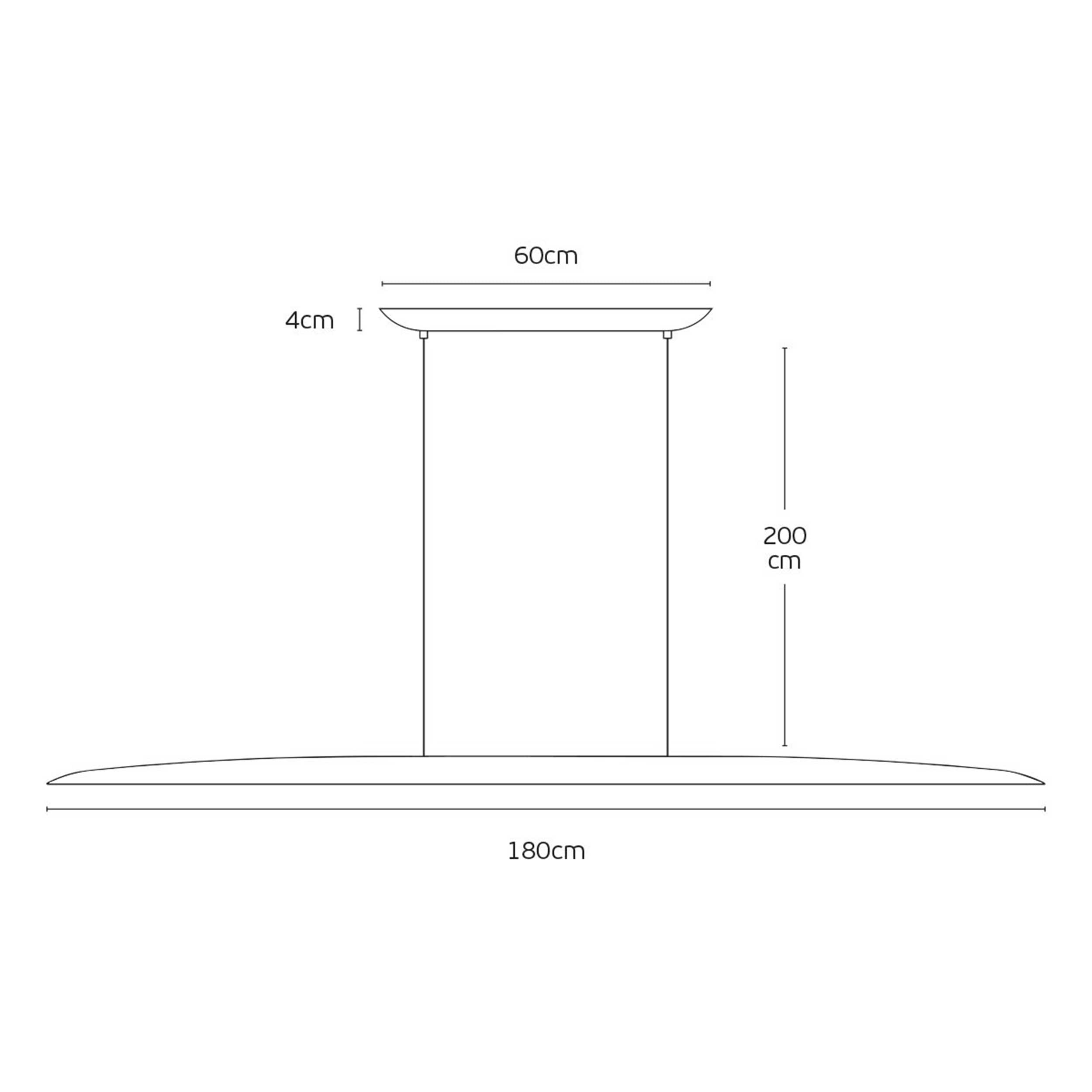 VK Light Woody LED suspended linear wooden light rounded