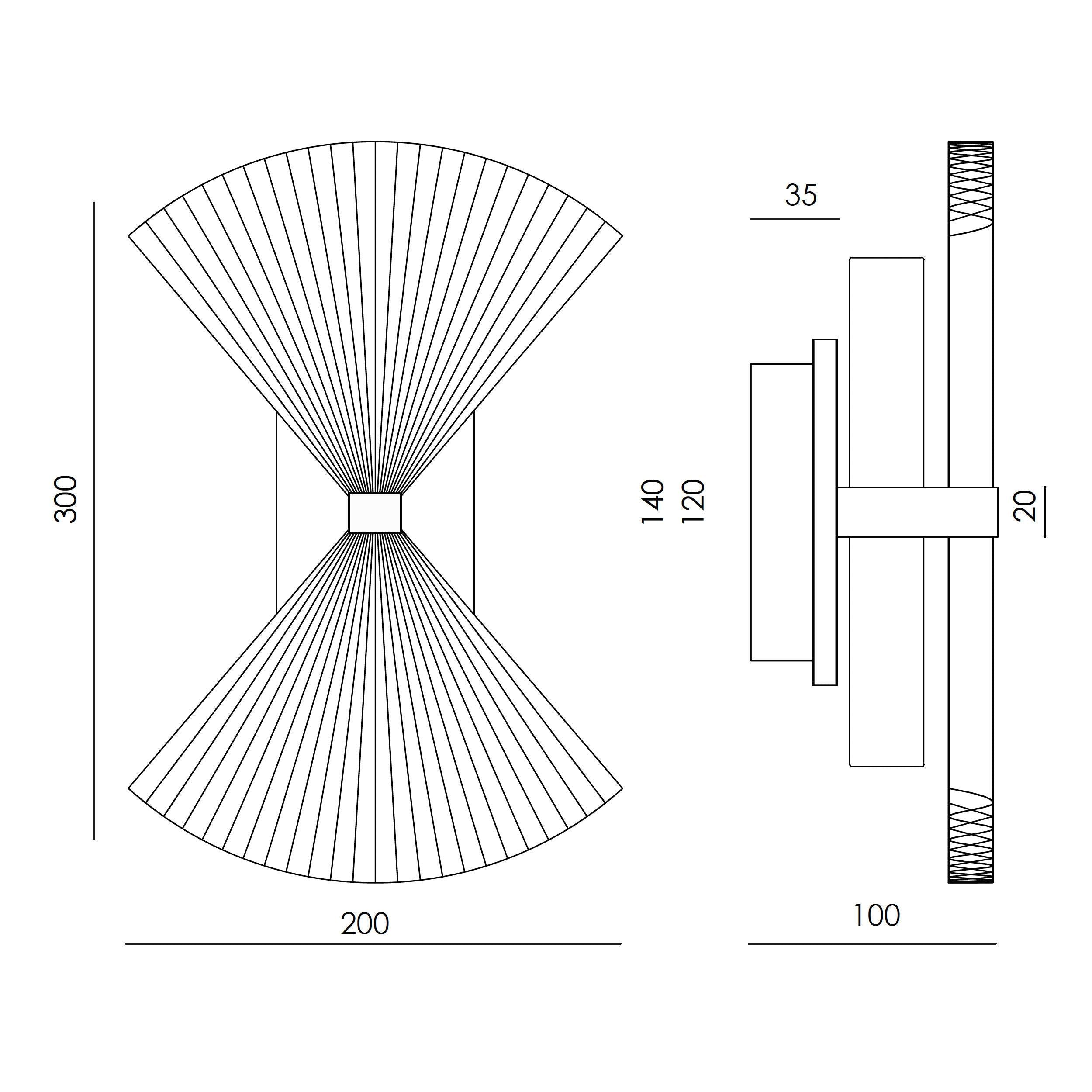 Aromas Hita G9 wall light