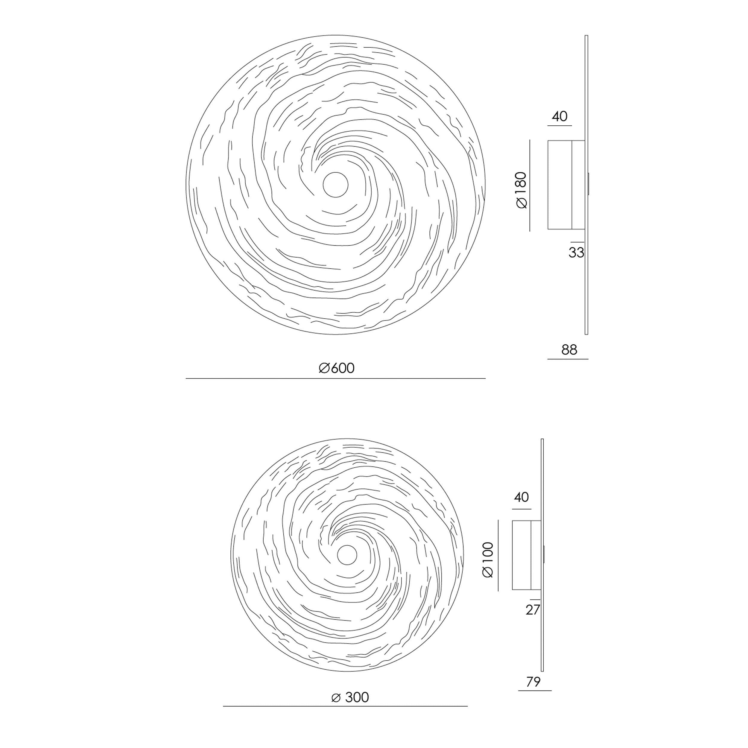 Aromas Lida Round LED surface-mounted light