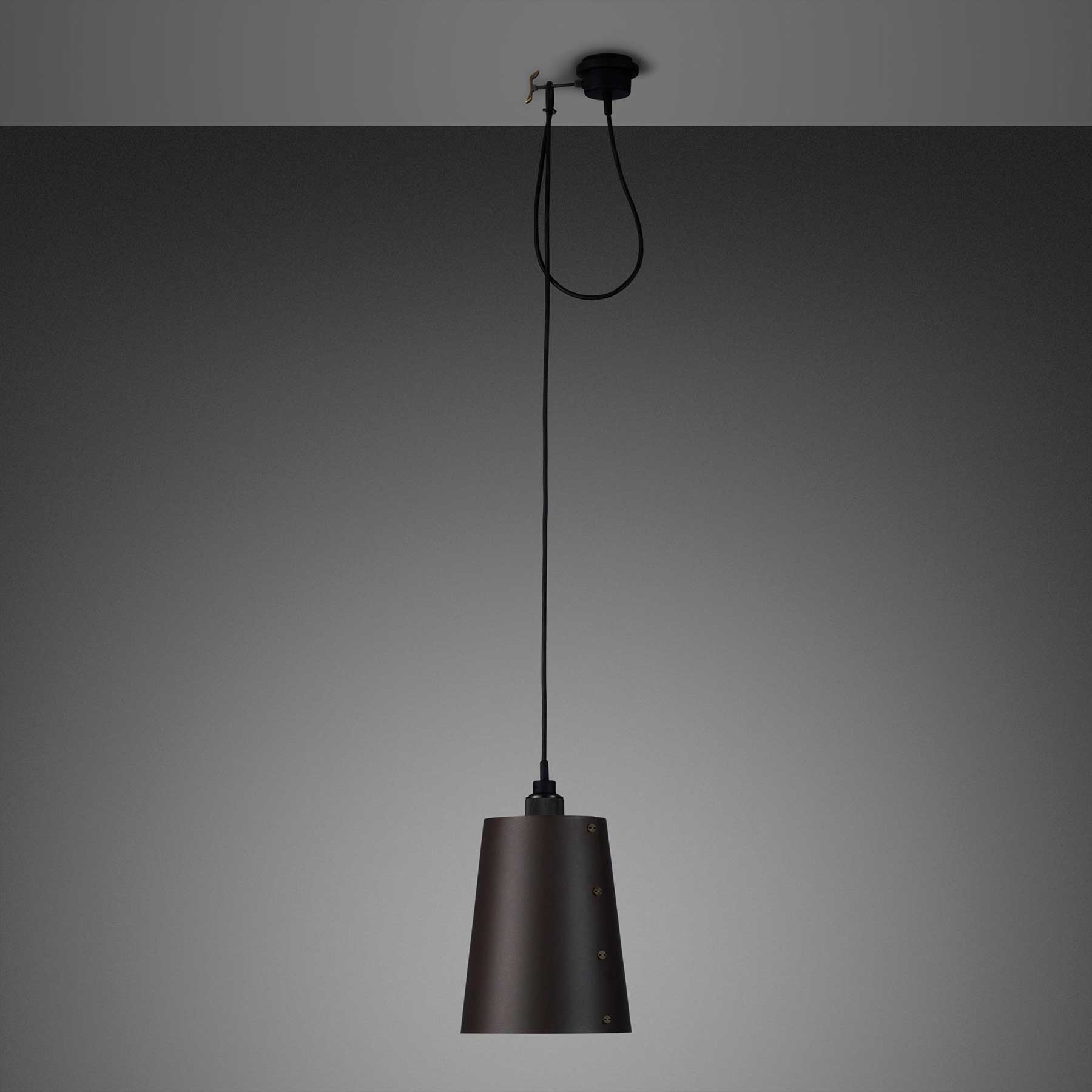 Buster & Punch HOOKED 1.0 Graphite E27 závěsné svítidlo