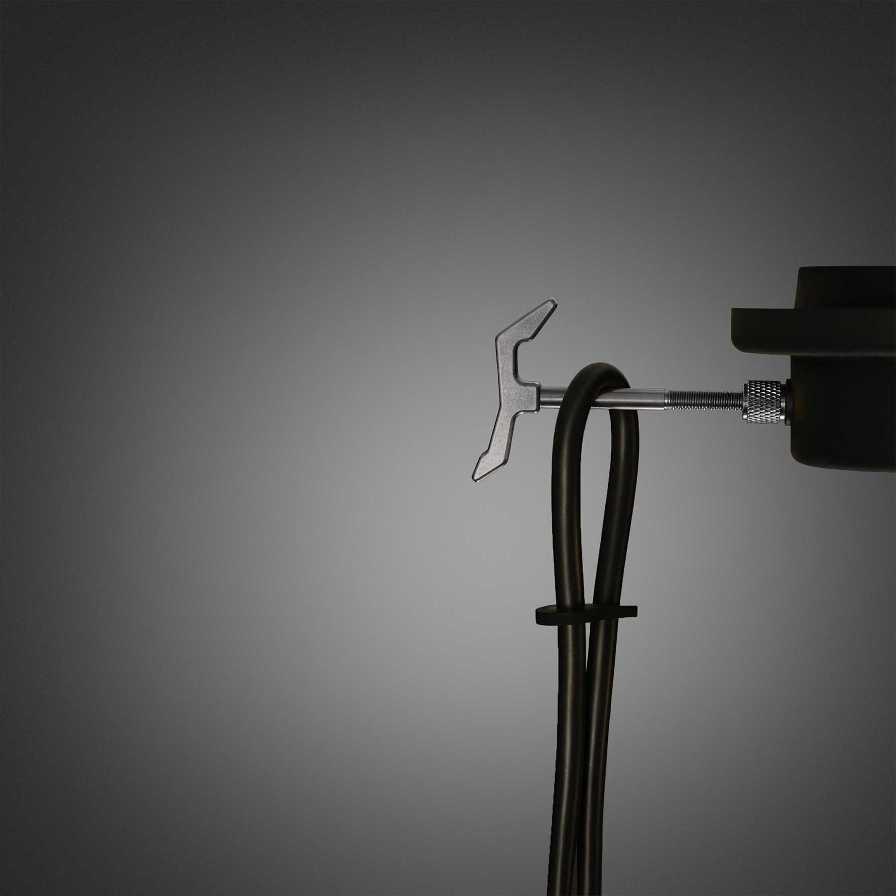 Buster & Punch HOOKED 1.0 Graphite E27 závěsné svítidlo