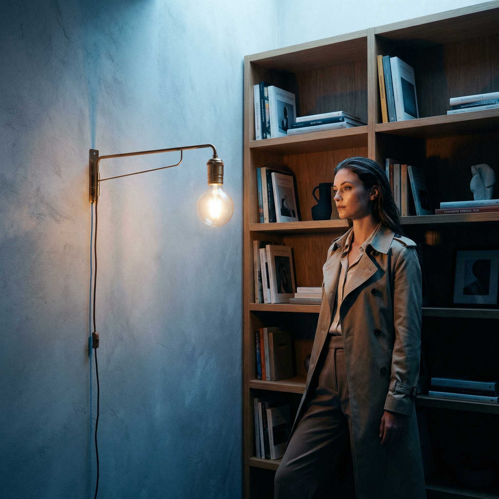 Ideal lux Triumph E27 wall lamp