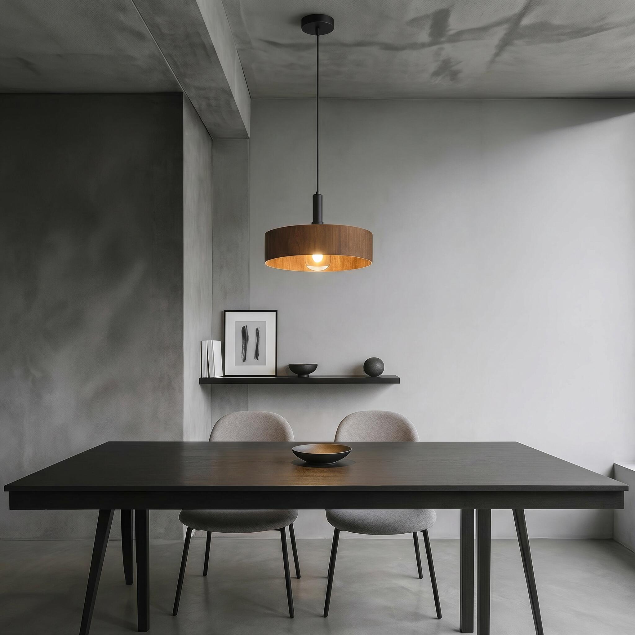 VK Light Halo E27 pendant light circular