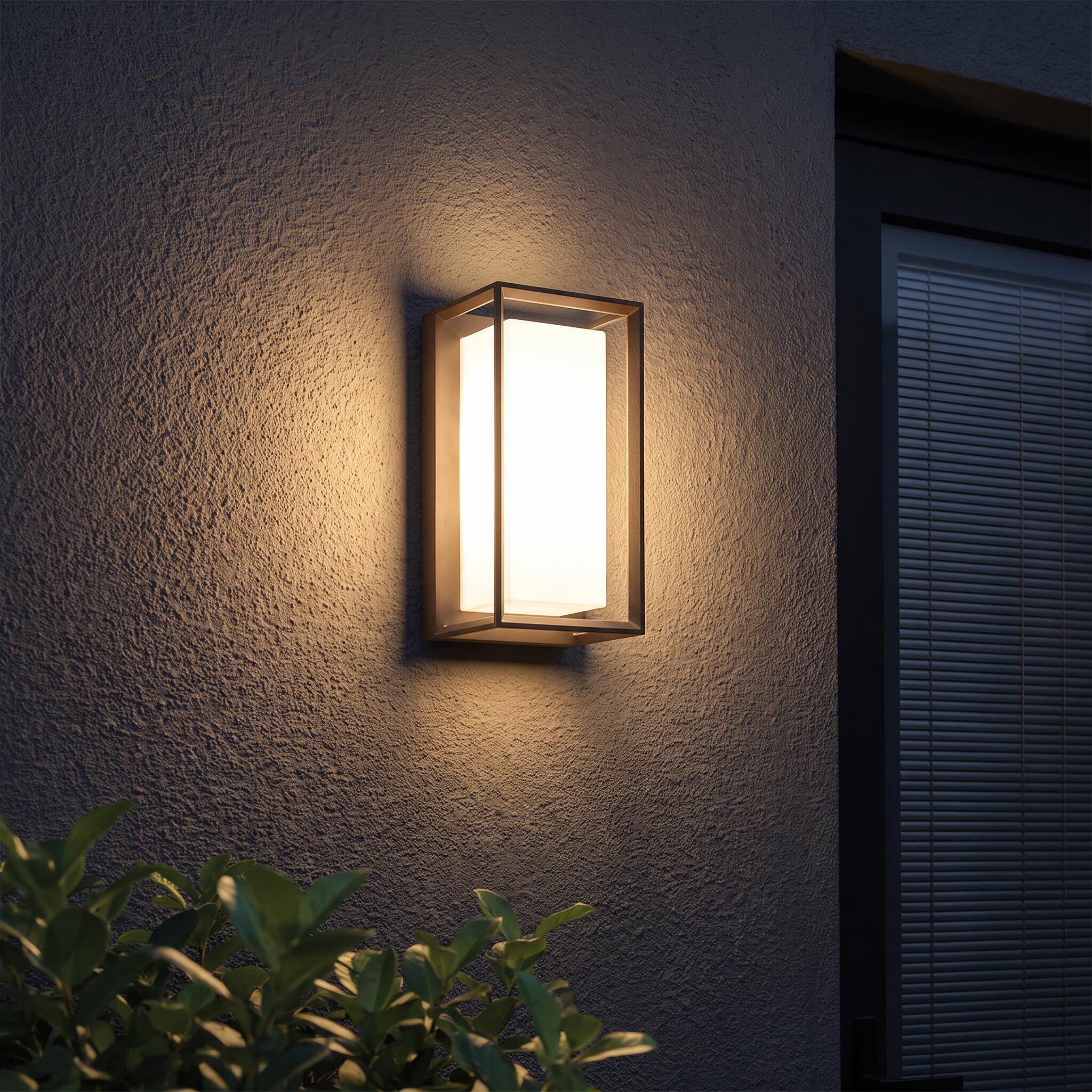 VK Light Neon LED Wall light IP65 Rectangular